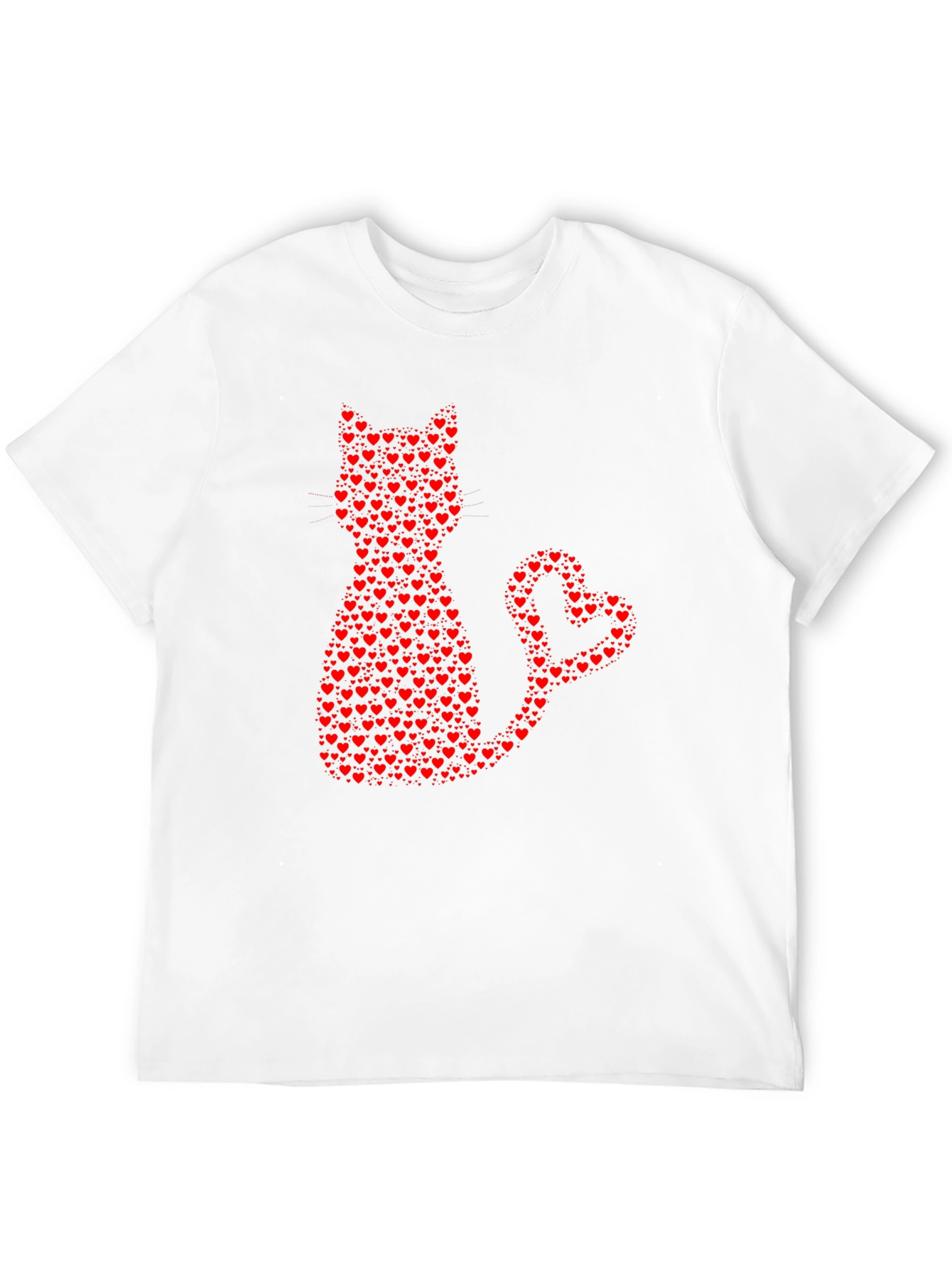 Cat Heart Valentine T-Shirt