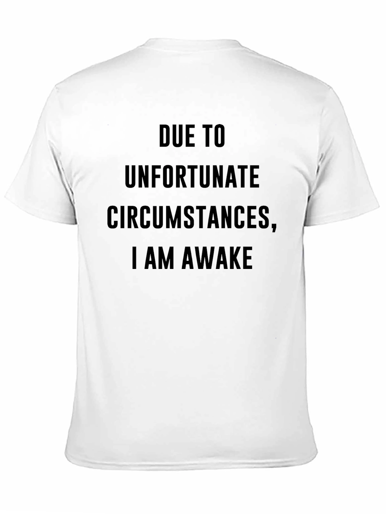 Unfortunate Circumstances Awake Black T-Shirt