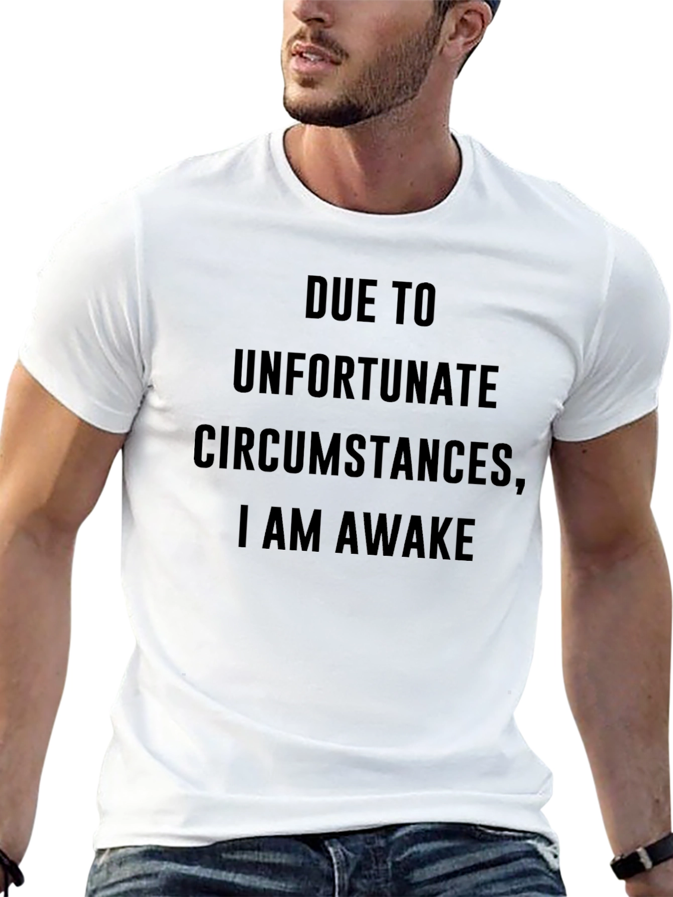 Unfortunate Circumstances Awake Black T-Shirt