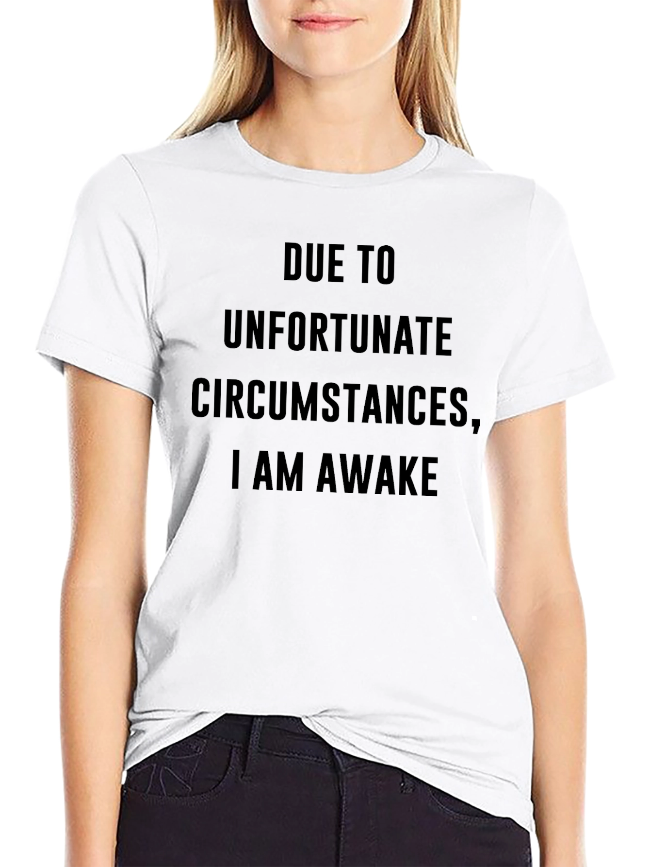 Unfortunate Circumstances Awake Black T-Shirt
