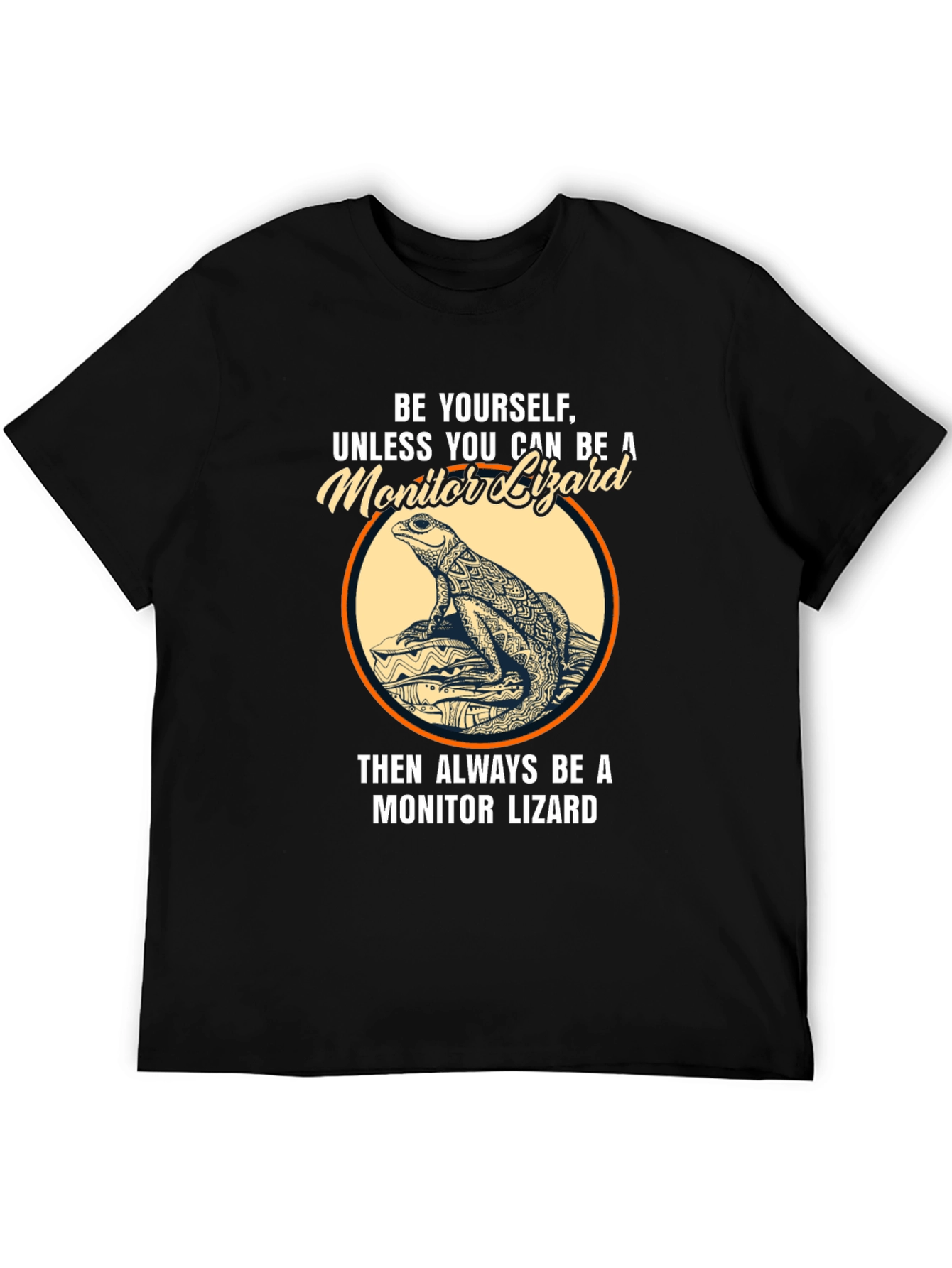 Be Yourself Monitor Lizard Graphic T-Shirt