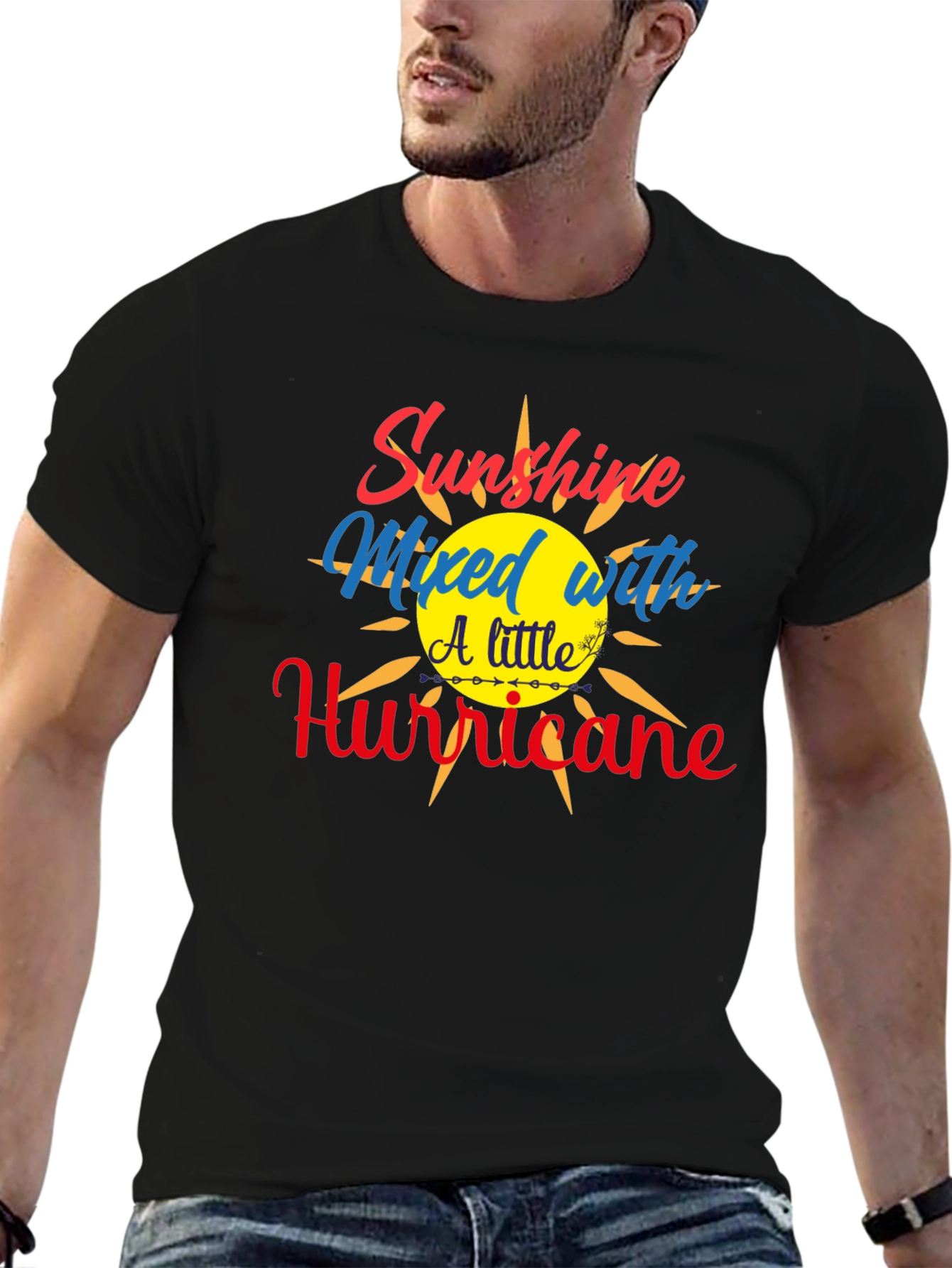 Sunshine Hurricane Graphic T-Shirt