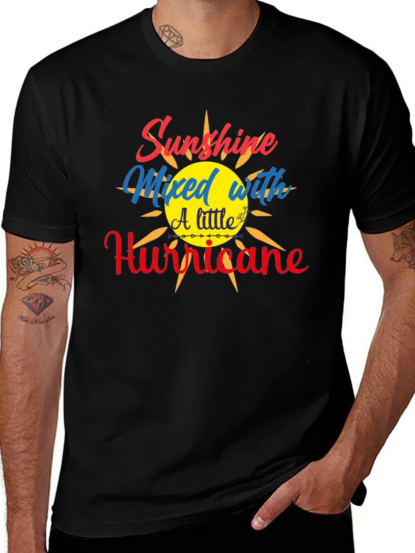 Sunshine Hurricane Graphic T-Shirt