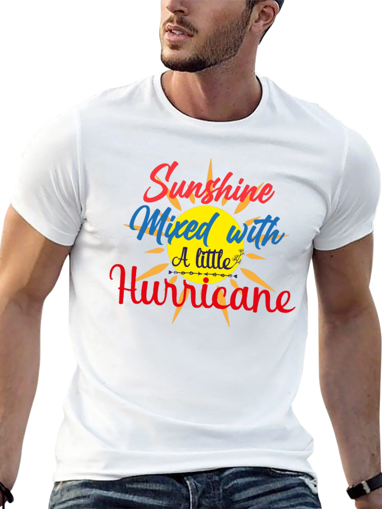 Sunshine Hurricane Graphic T-Shirt