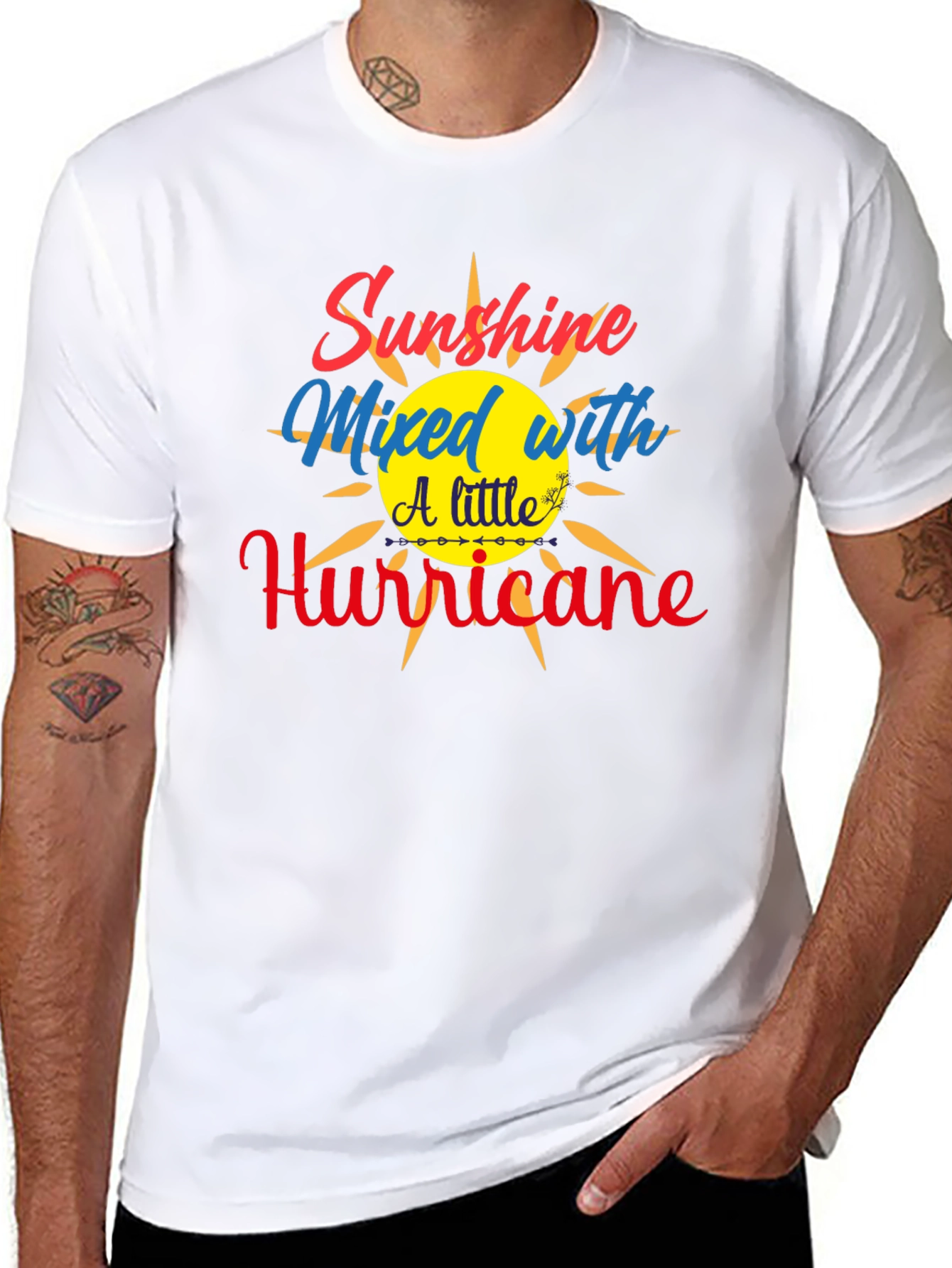 Sunshine Hurricane Graphic T-Shirt