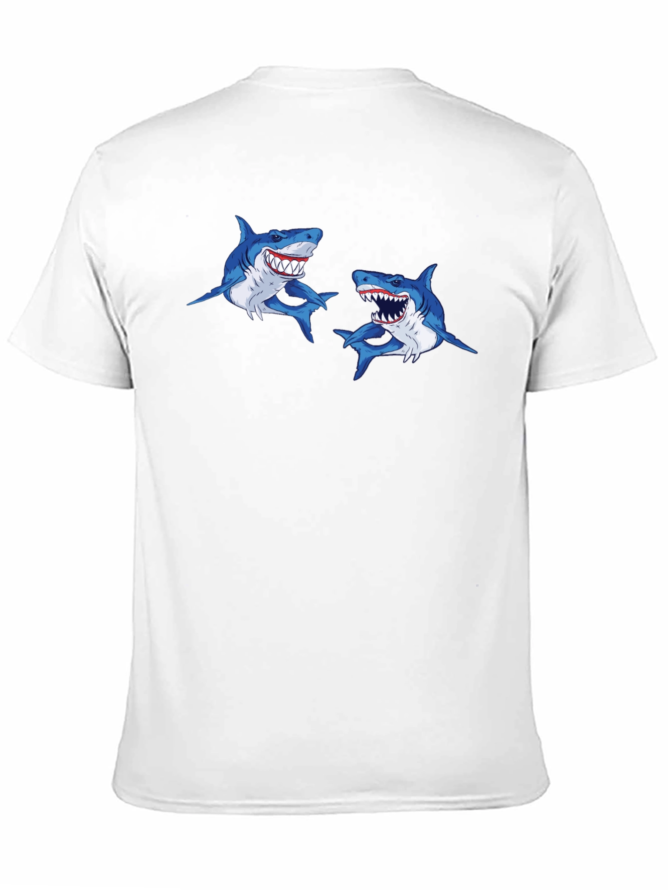 Shark Attack T-Shirt - Mens Black Graphic Tee