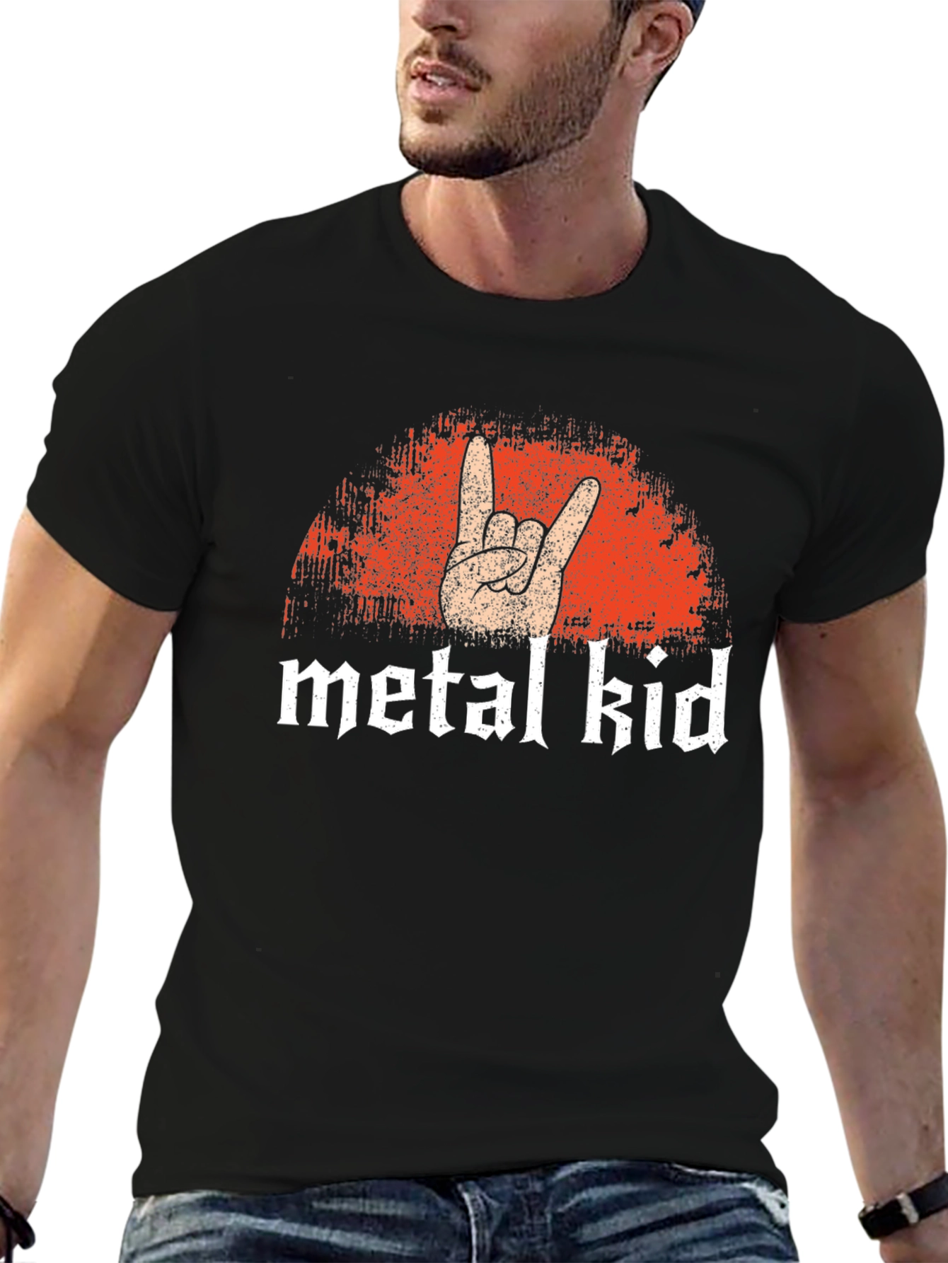 Metal Kid Graphic Tee - Rock On!