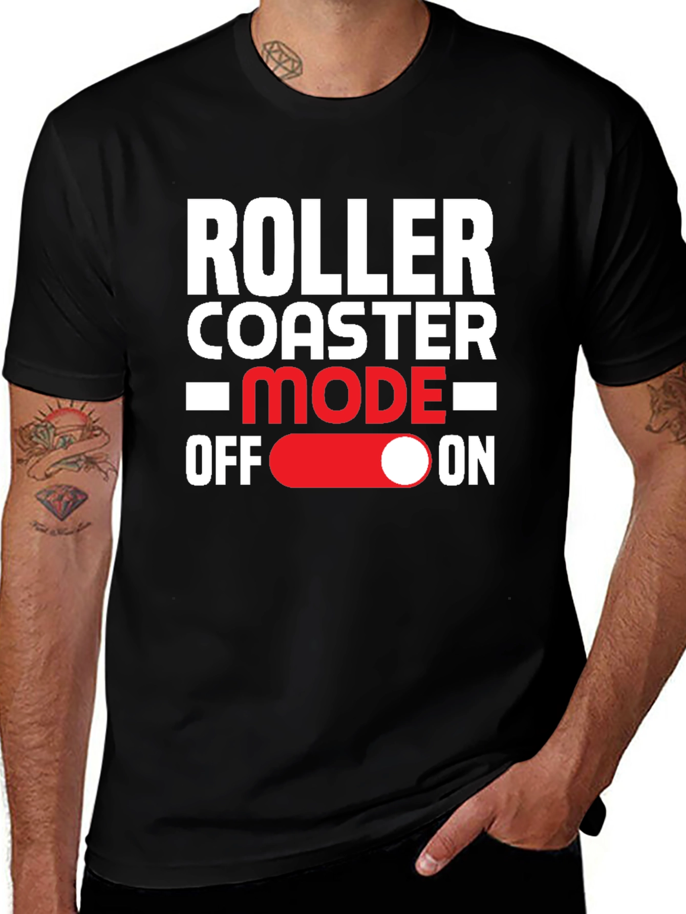 Roller Coaster Mode On Graphic Tee