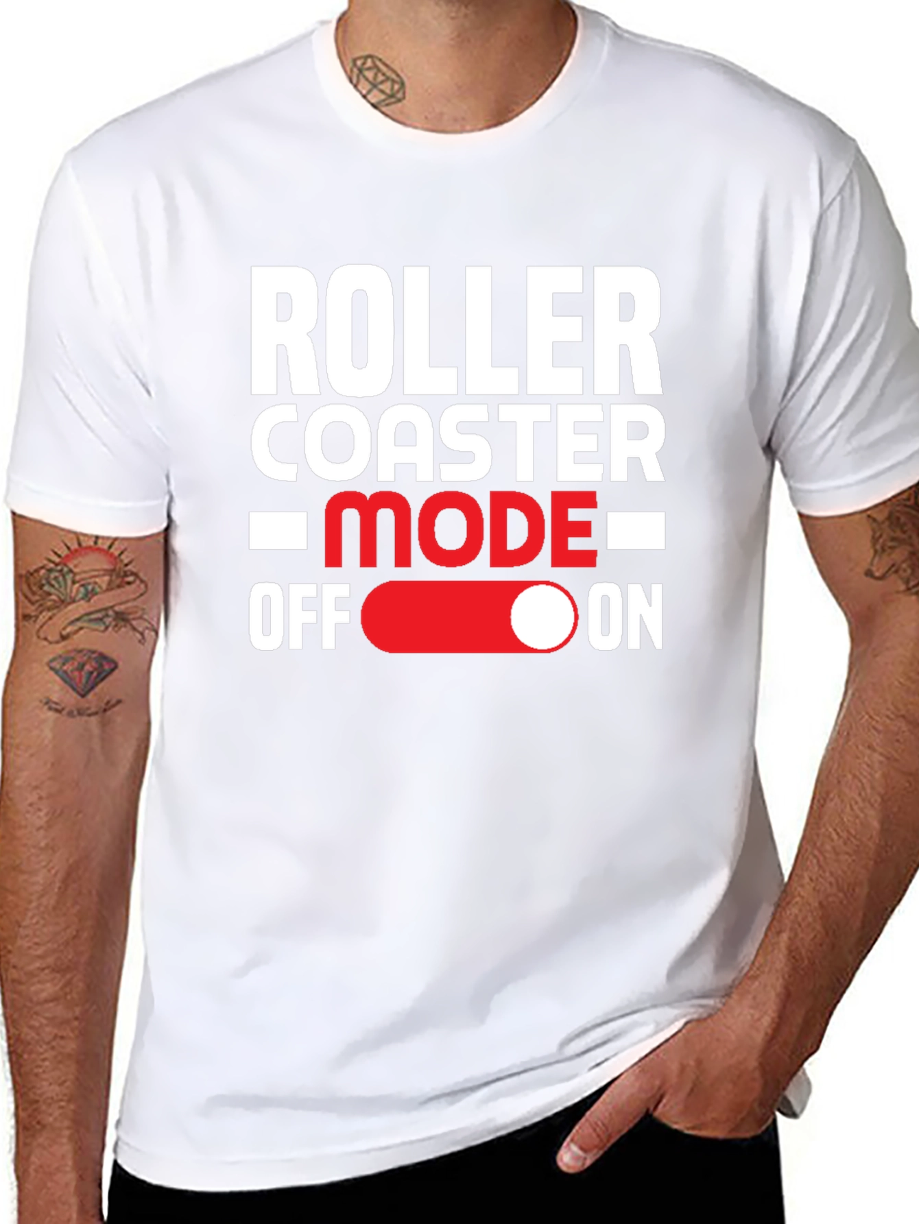 Roller Coaster Mode On Graphic Tee
