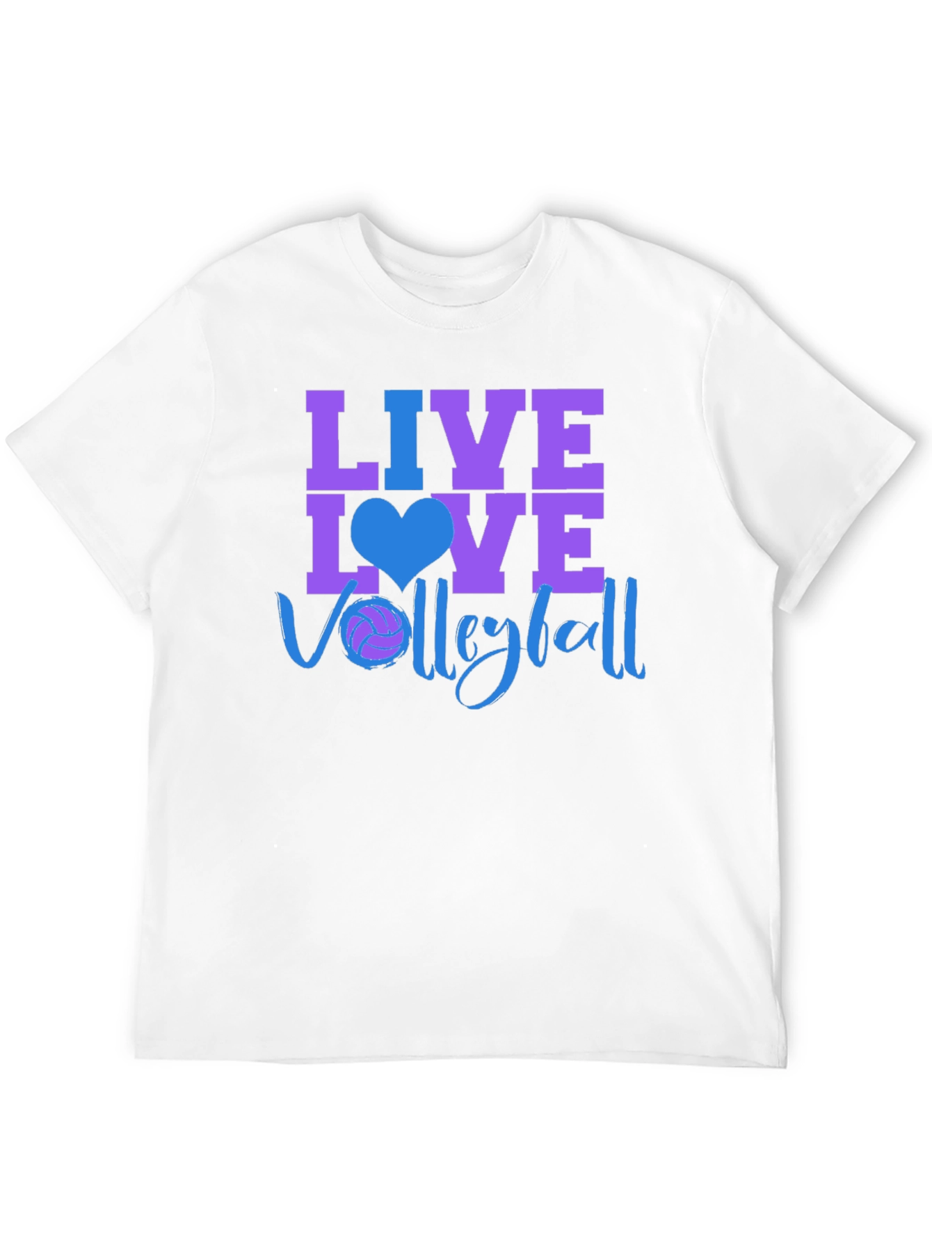 Live Love Volleyball Graphic T-Shirt