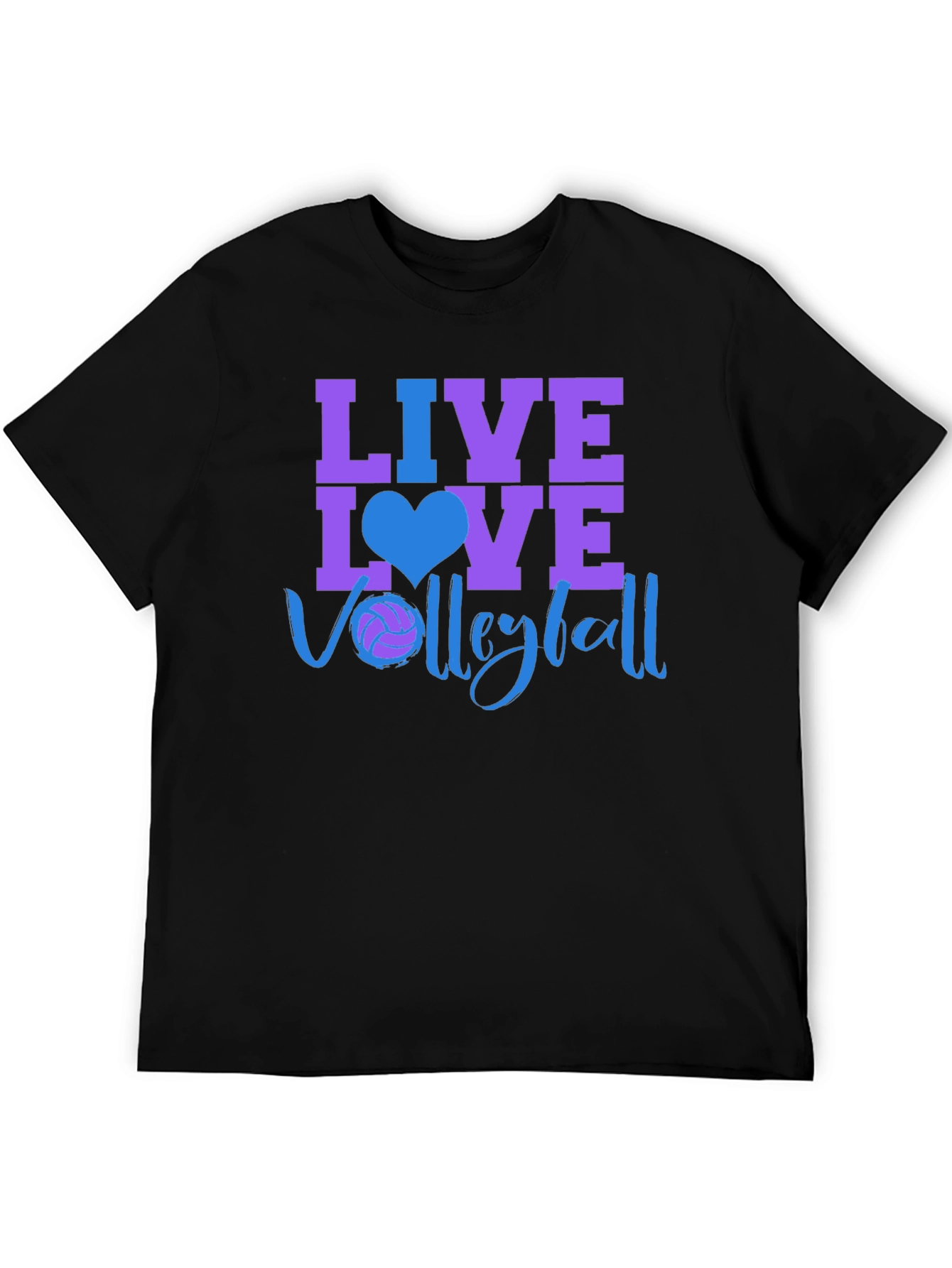 Live Love Volleyball Graphic T-Shirt