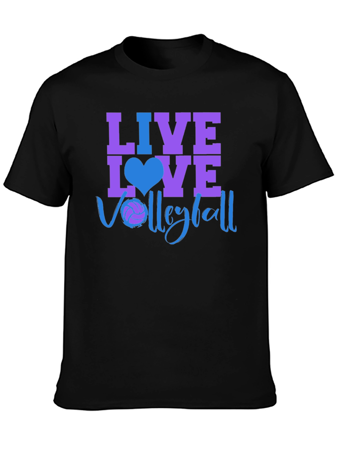 Live Love Volleyball Graphic T-Shirt