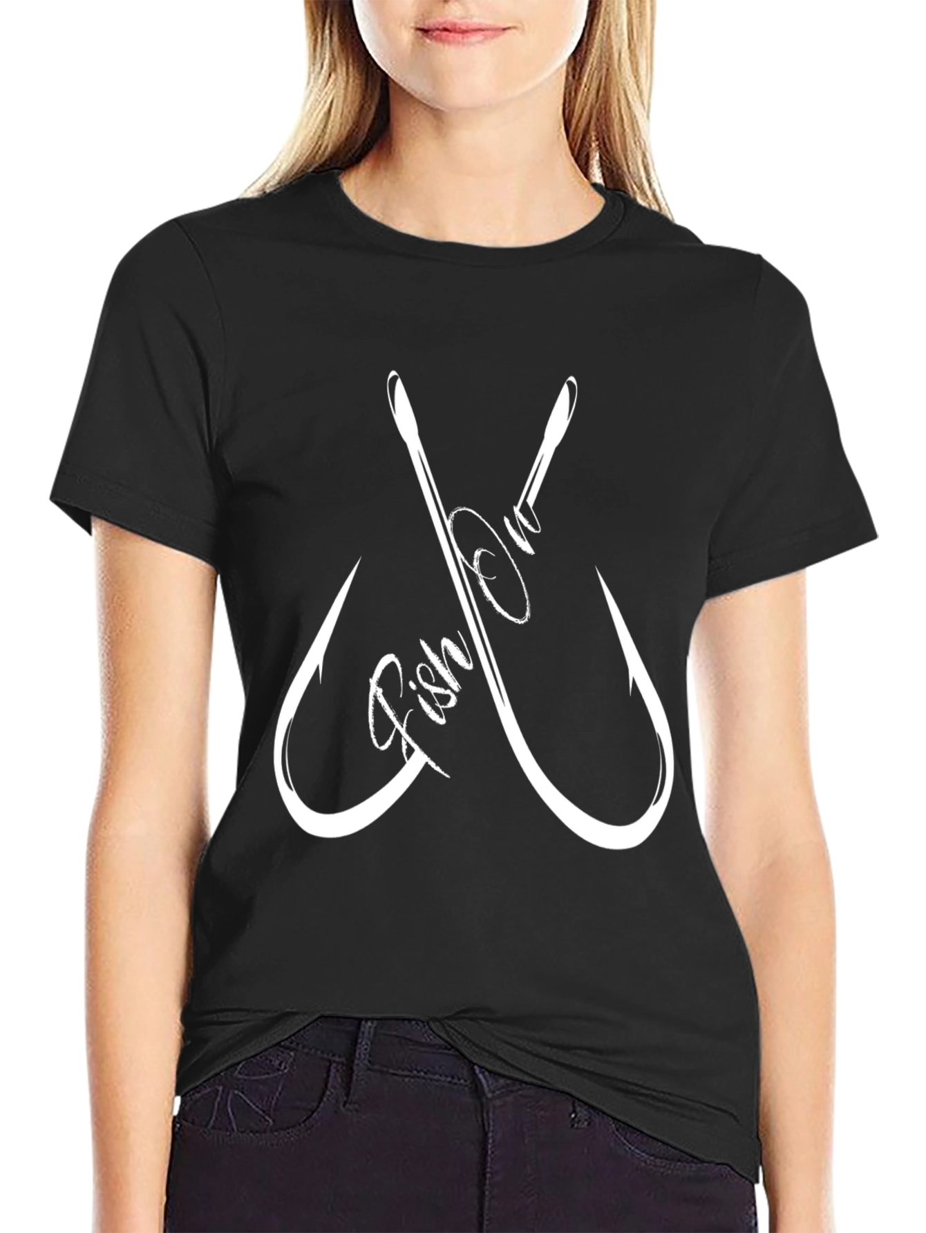 Fish On! Graphic Tee - Black