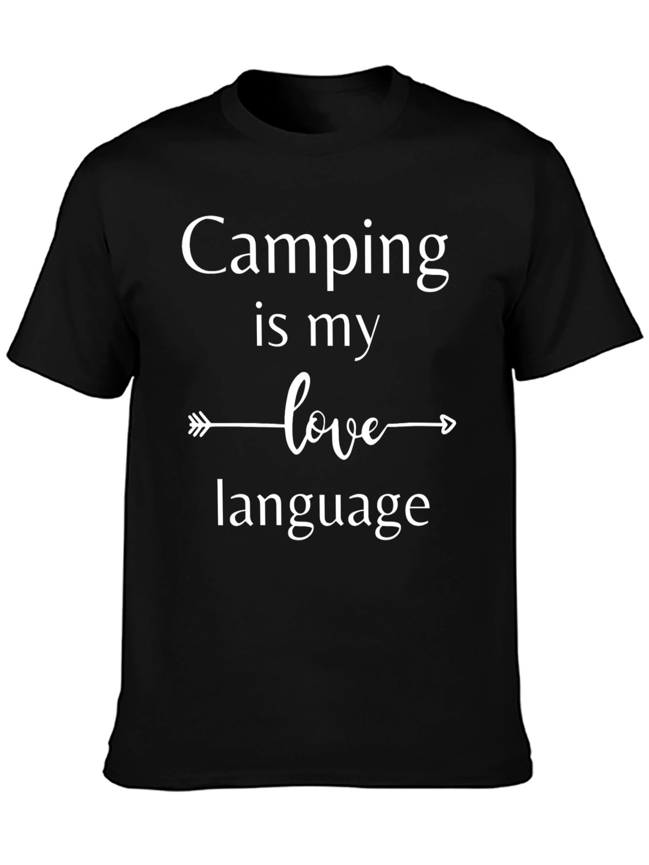 Camping Is My Love Language Graphic Tee