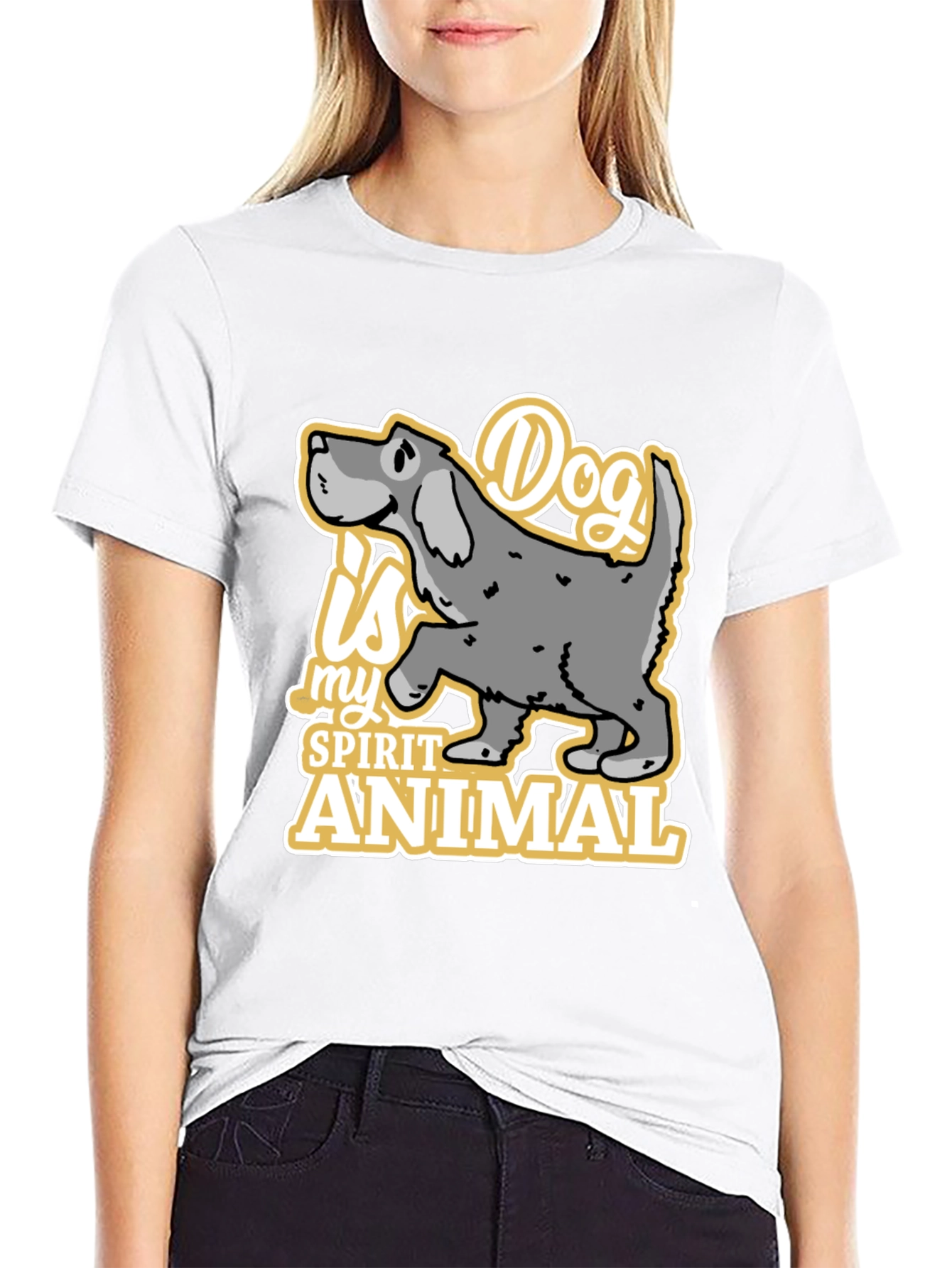 Dog Spirit Animal Graphic Tee