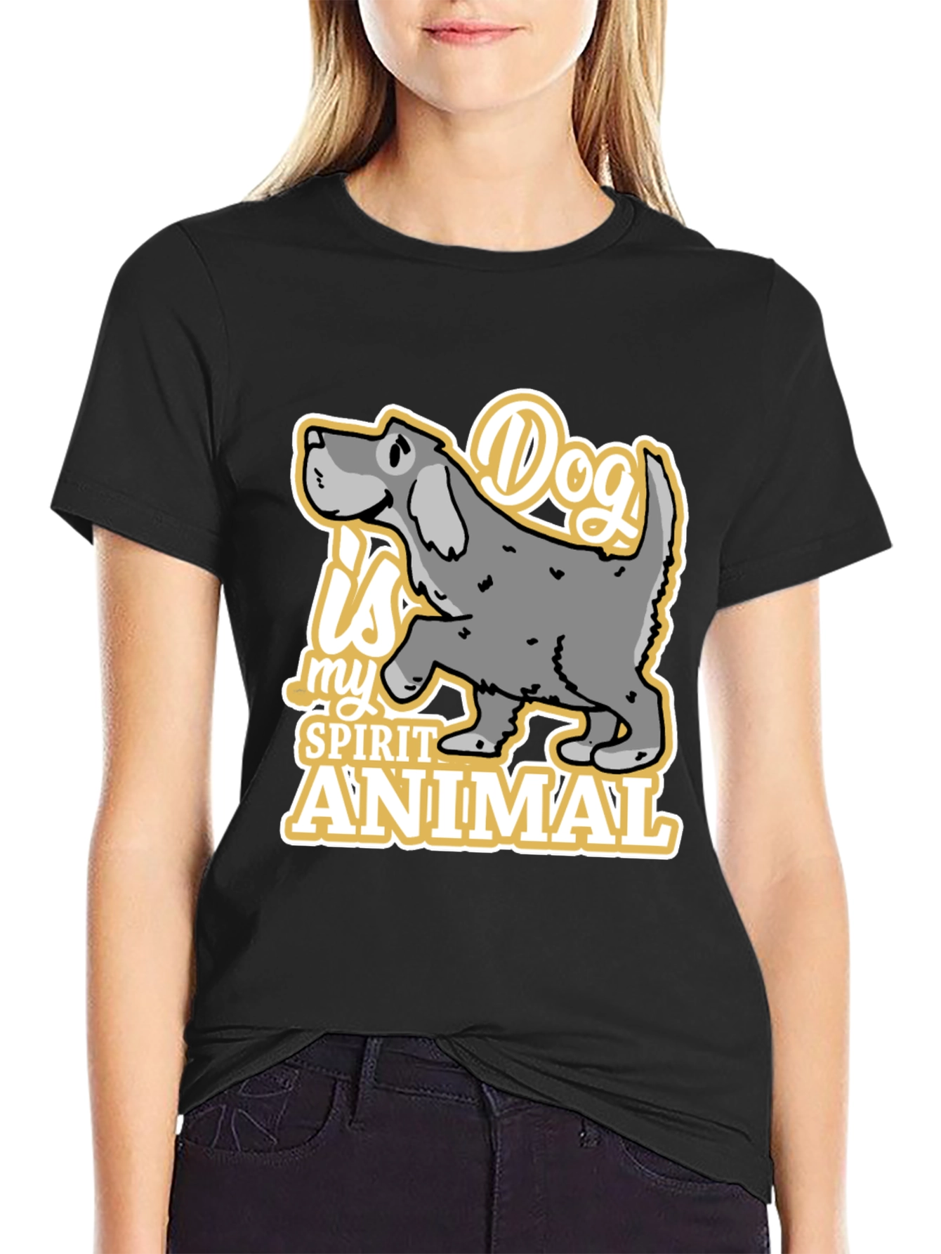 Dog Spirit Animal Graphic Tee