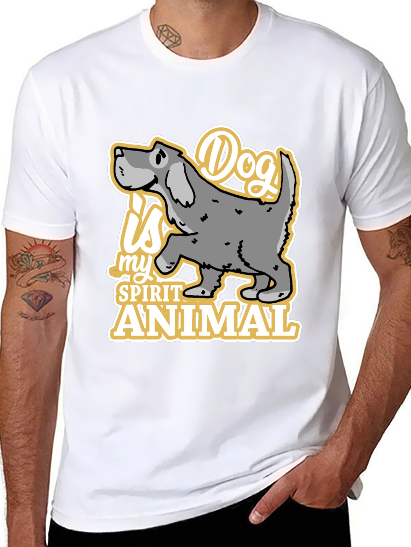 Dog Spirit Animal Graphic Tee