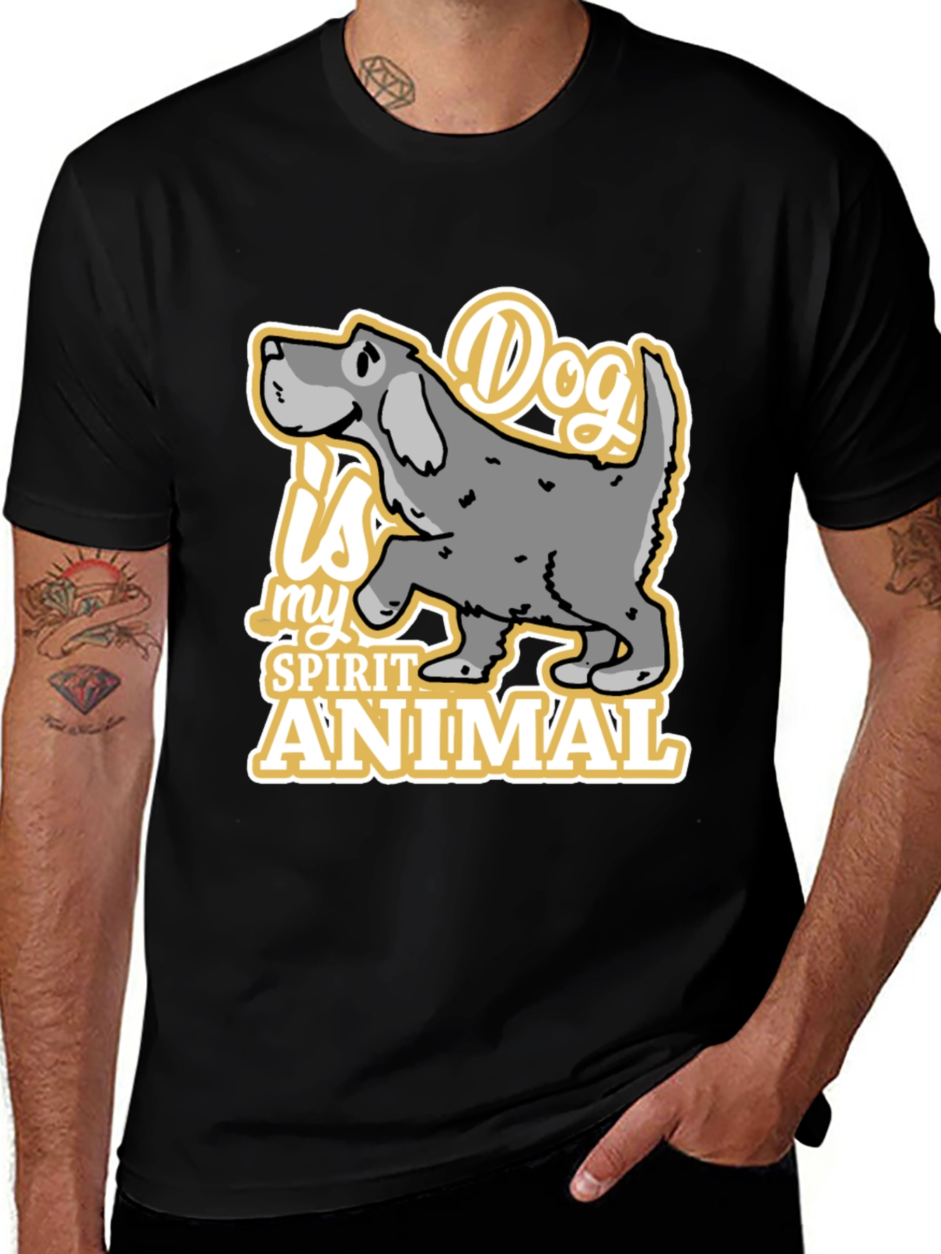 Dog Spirit Animal Graphic Tee