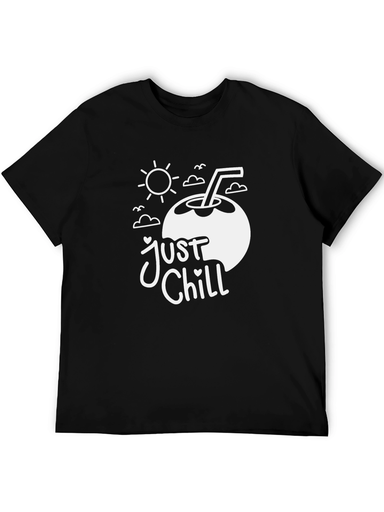 Just Chill Coconut Tee - Black