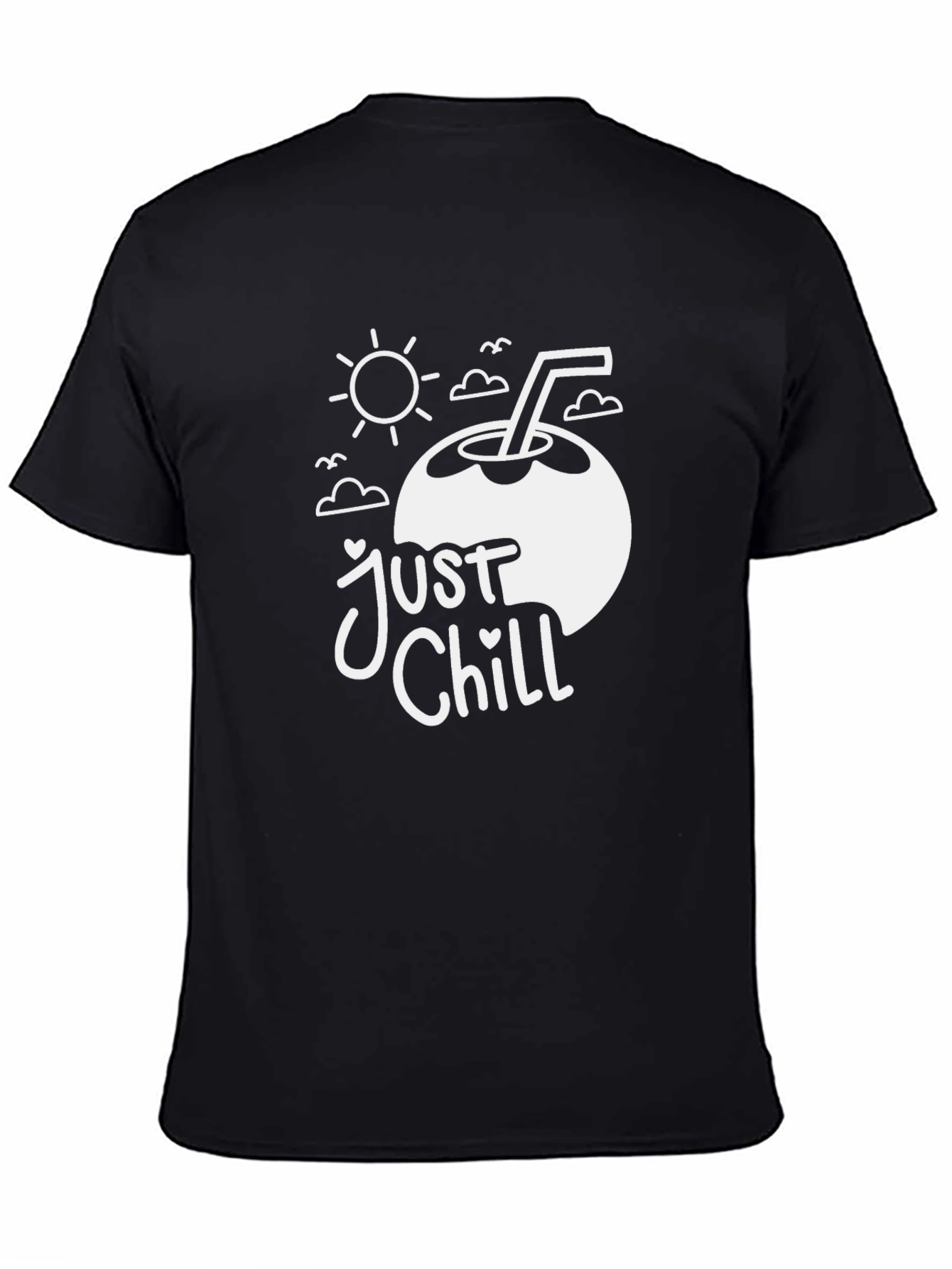 Just Chill Coconut Tee - Black