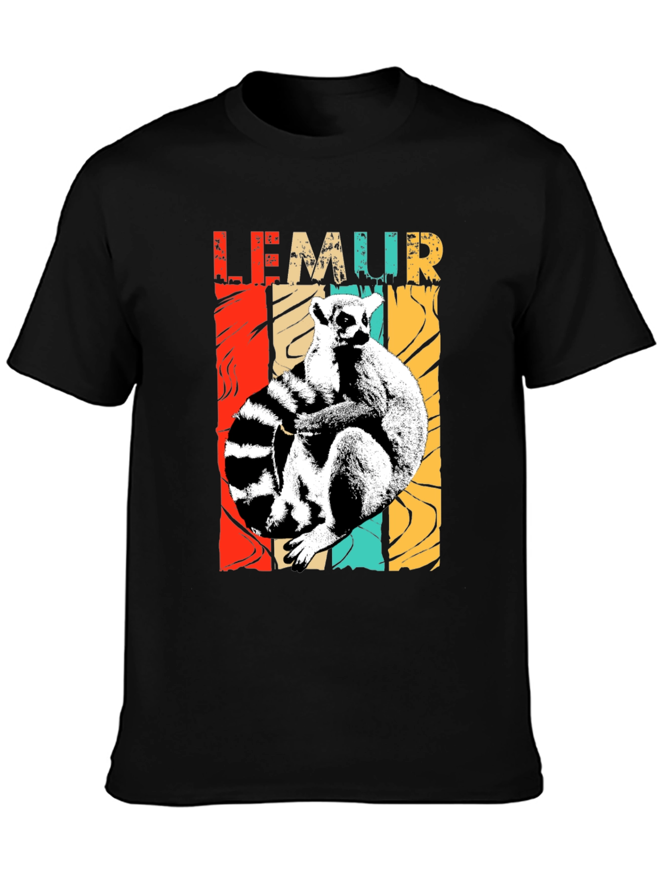 Retro Lemur T-Shirt - Unique Design