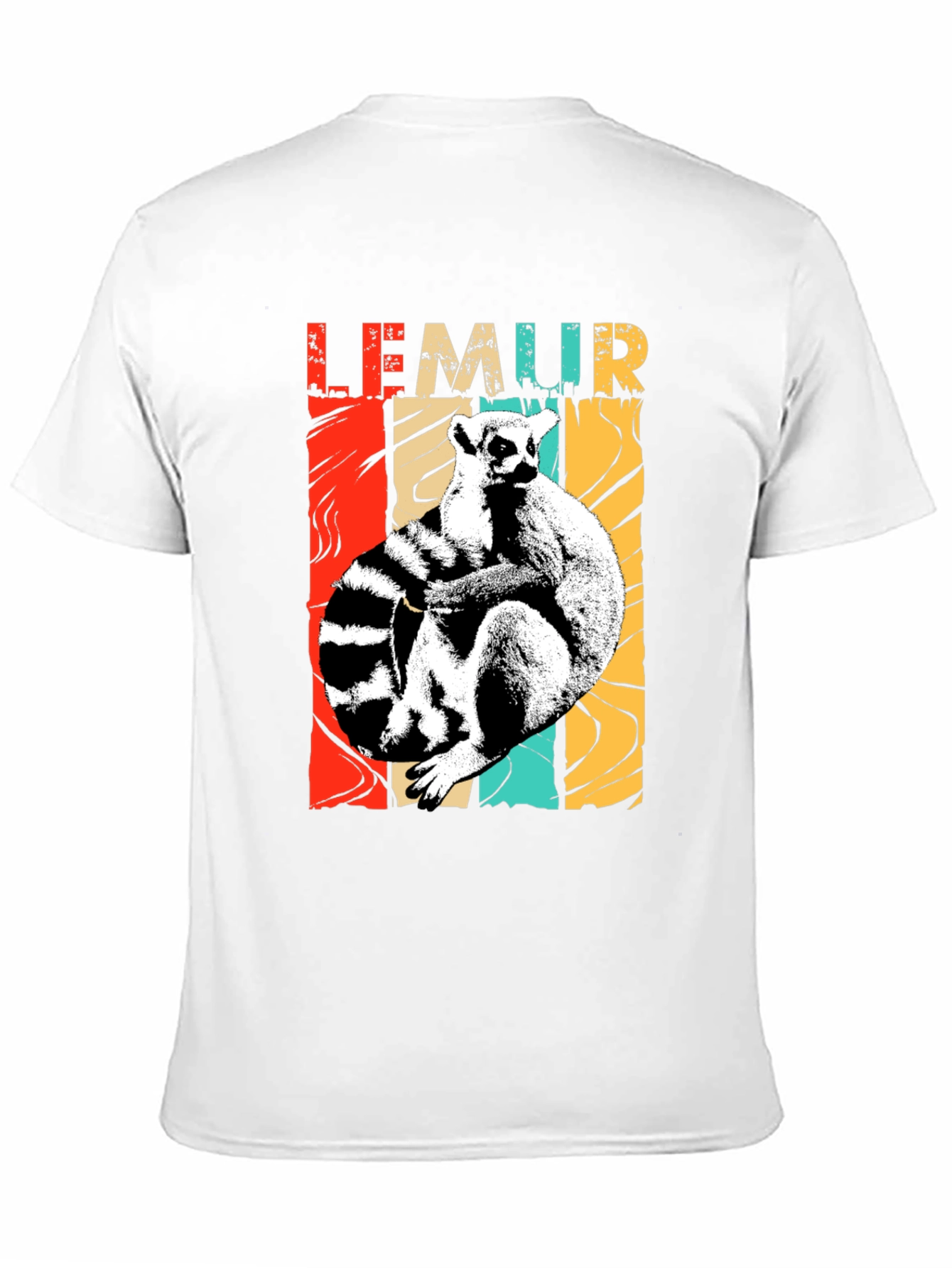 Retro Lemur T-Shirt - Unique Design