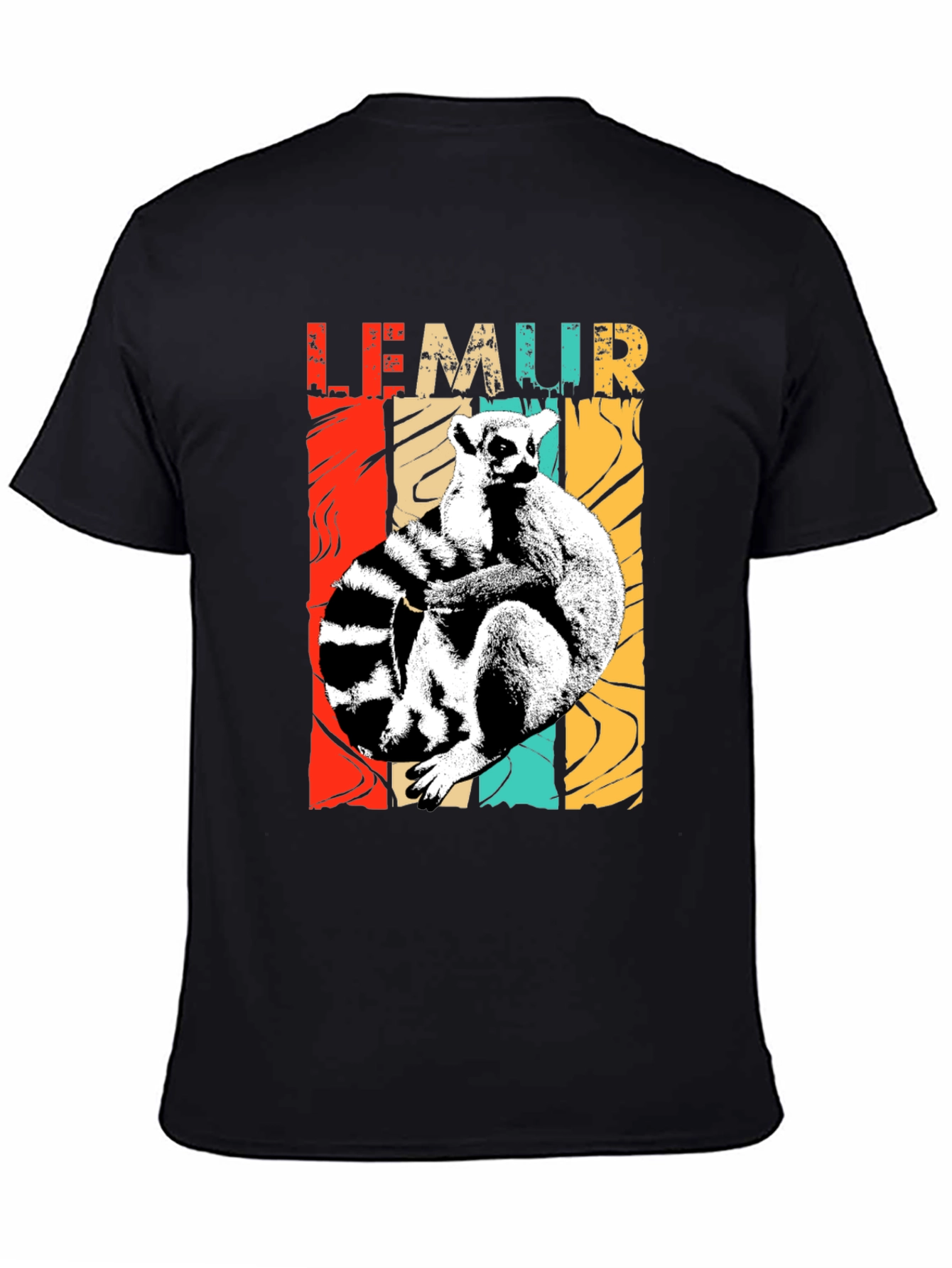 Retro Lemur T-Shirt - Unique Design