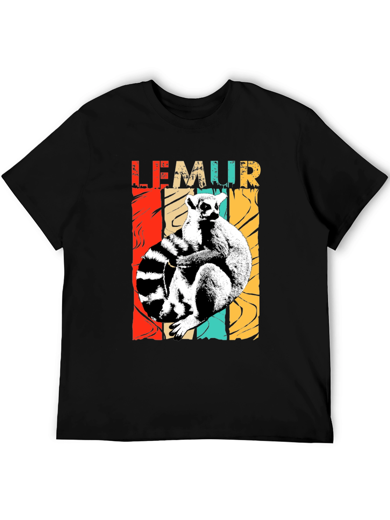 Retro Lemur T-Shirt - Unique Design