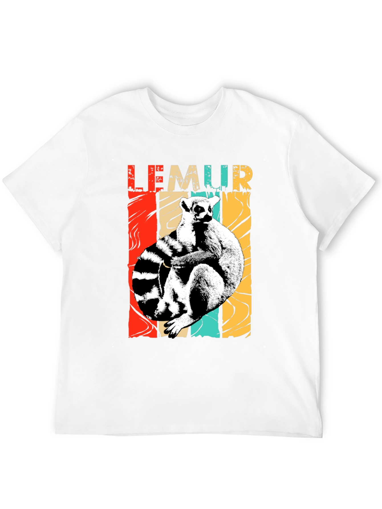 Retro Lemur T-Shirt - Unique Design