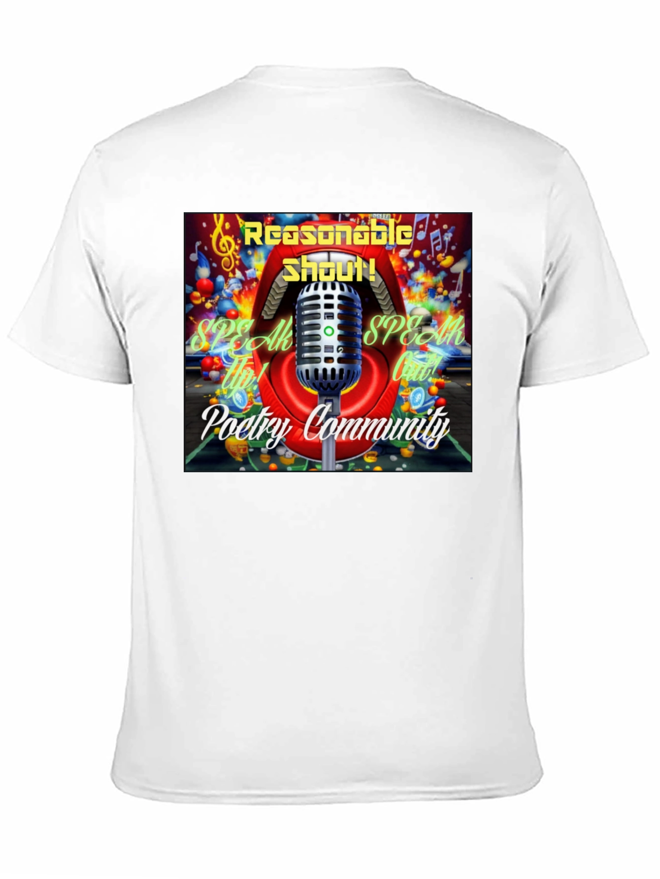Reasonable Shout Poetry T-Shirt