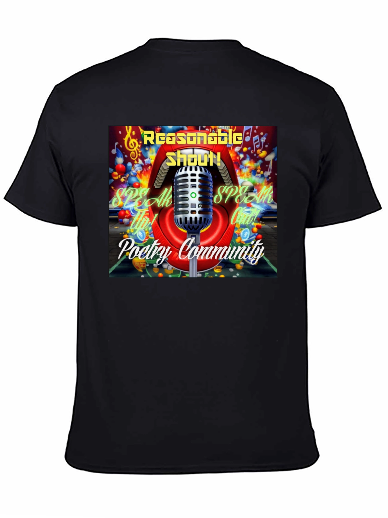 Reasonable Shout Poetry T-Shirt