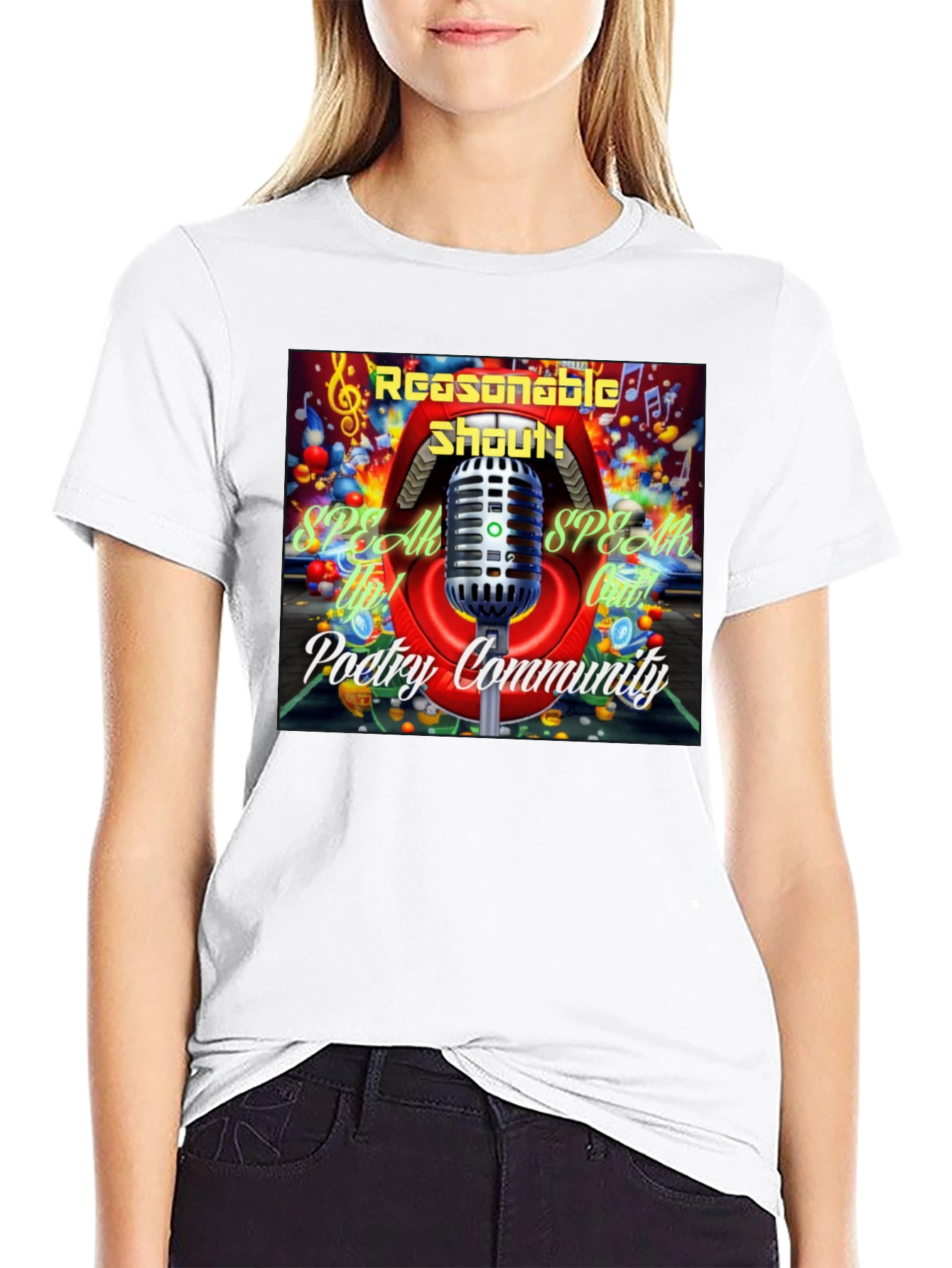 Reasonable Shout Poetry T-Shirt