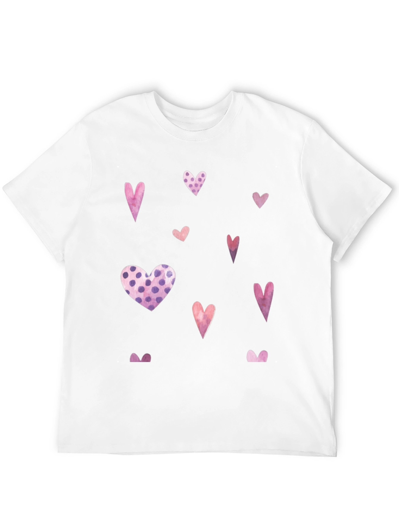 Heart Print T-Shirt - Valentines Day Ready