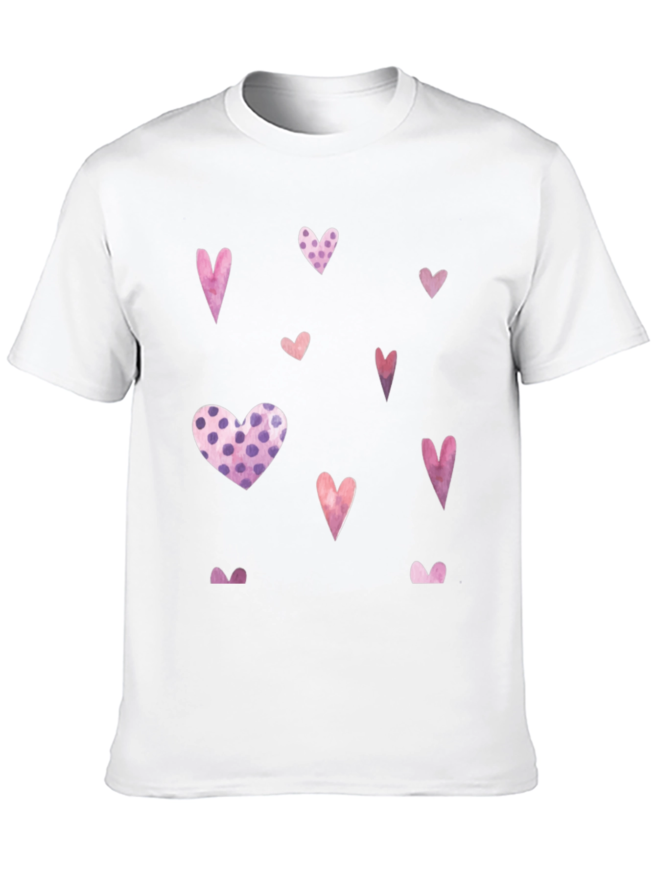 Heart Print T-Shirt - Valentines Day Ready