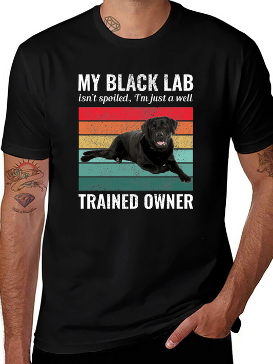Black Lab Trained Owner T-Shirt