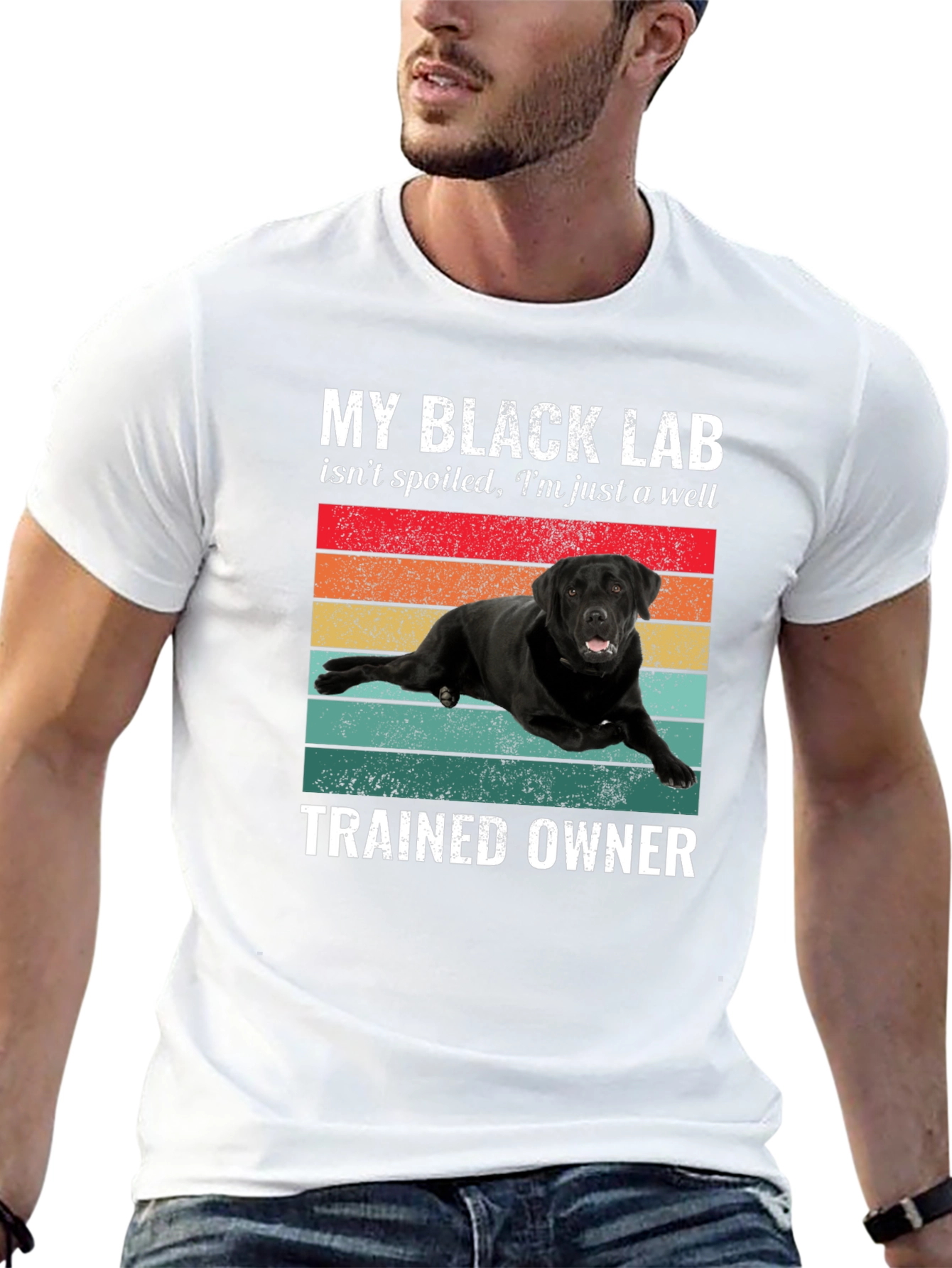 Black Lab Trained Owner T-Shirt