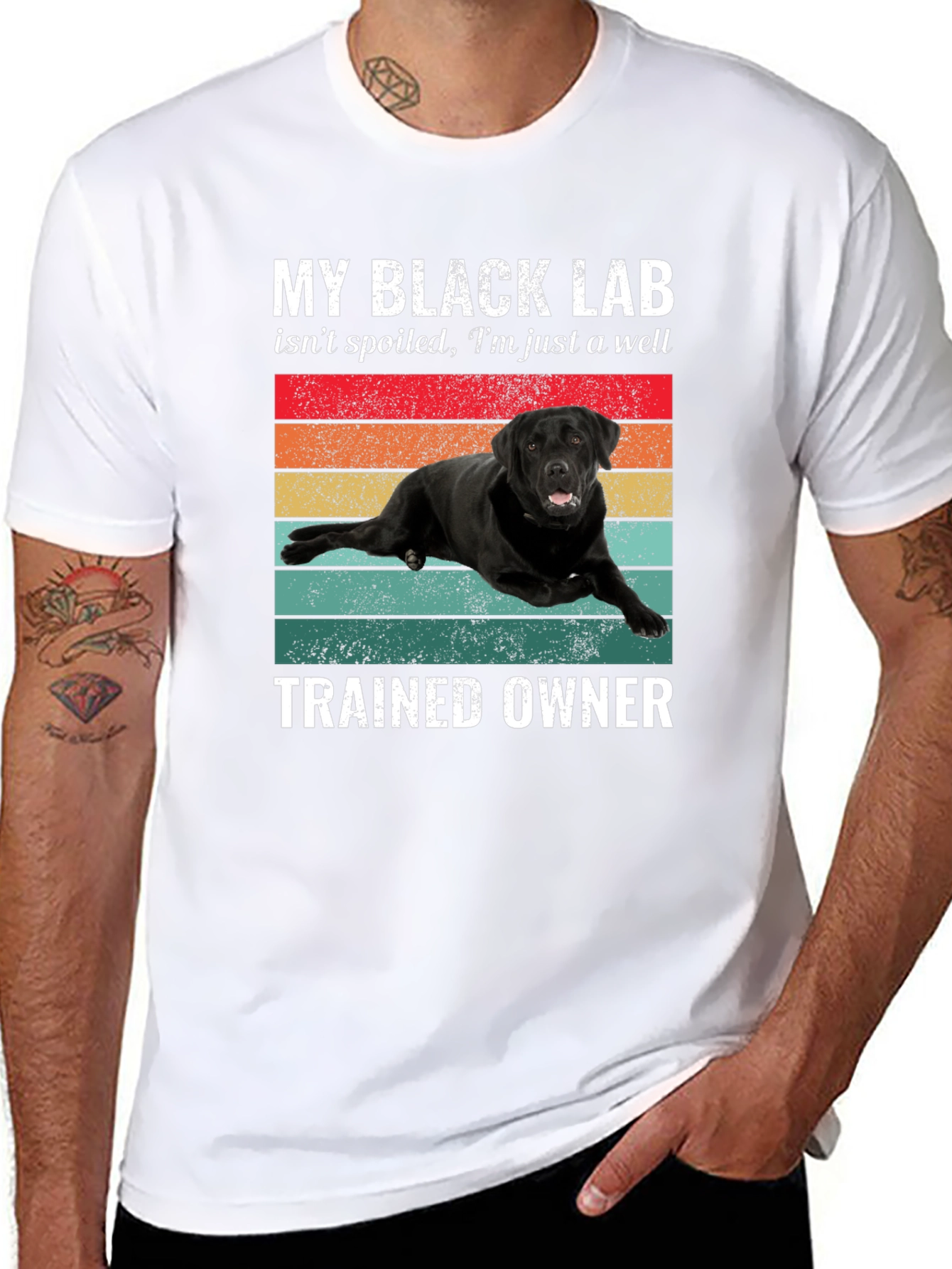 Black Lab Trained Owner T-Shirt