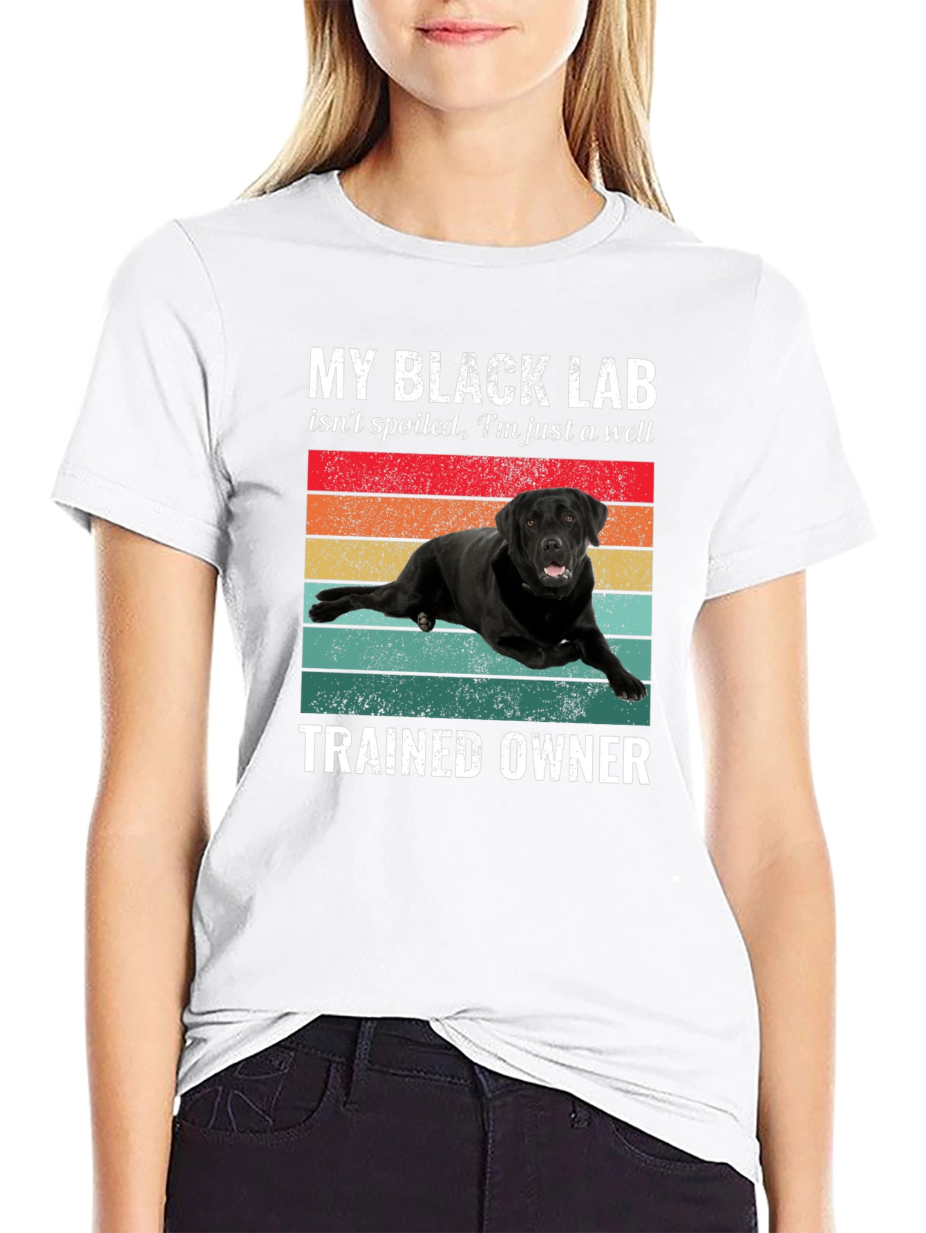 Black Lab Trained Owner T-Shirt