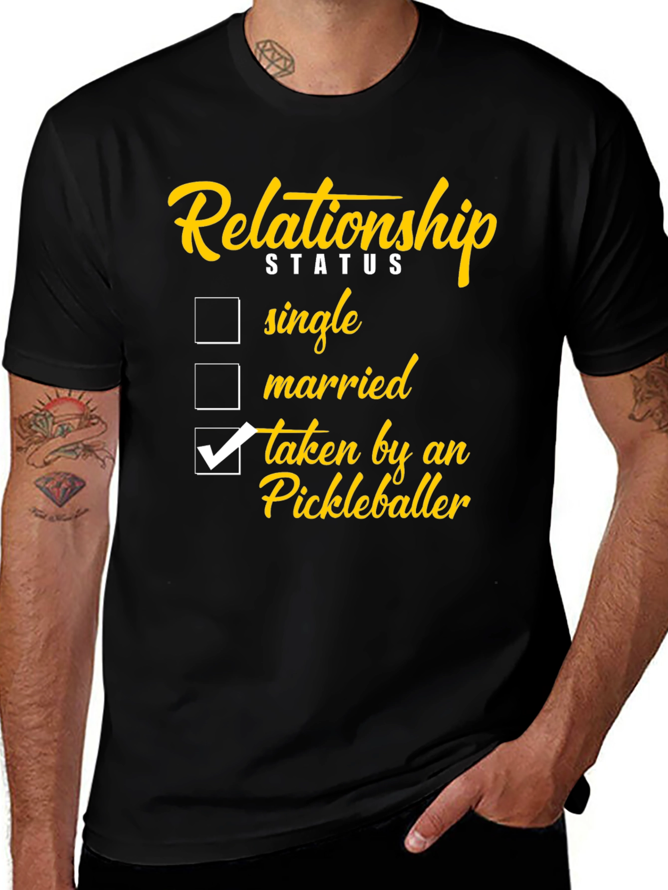 Relationship Status: Taken by a Pickleballer T-Shirt
