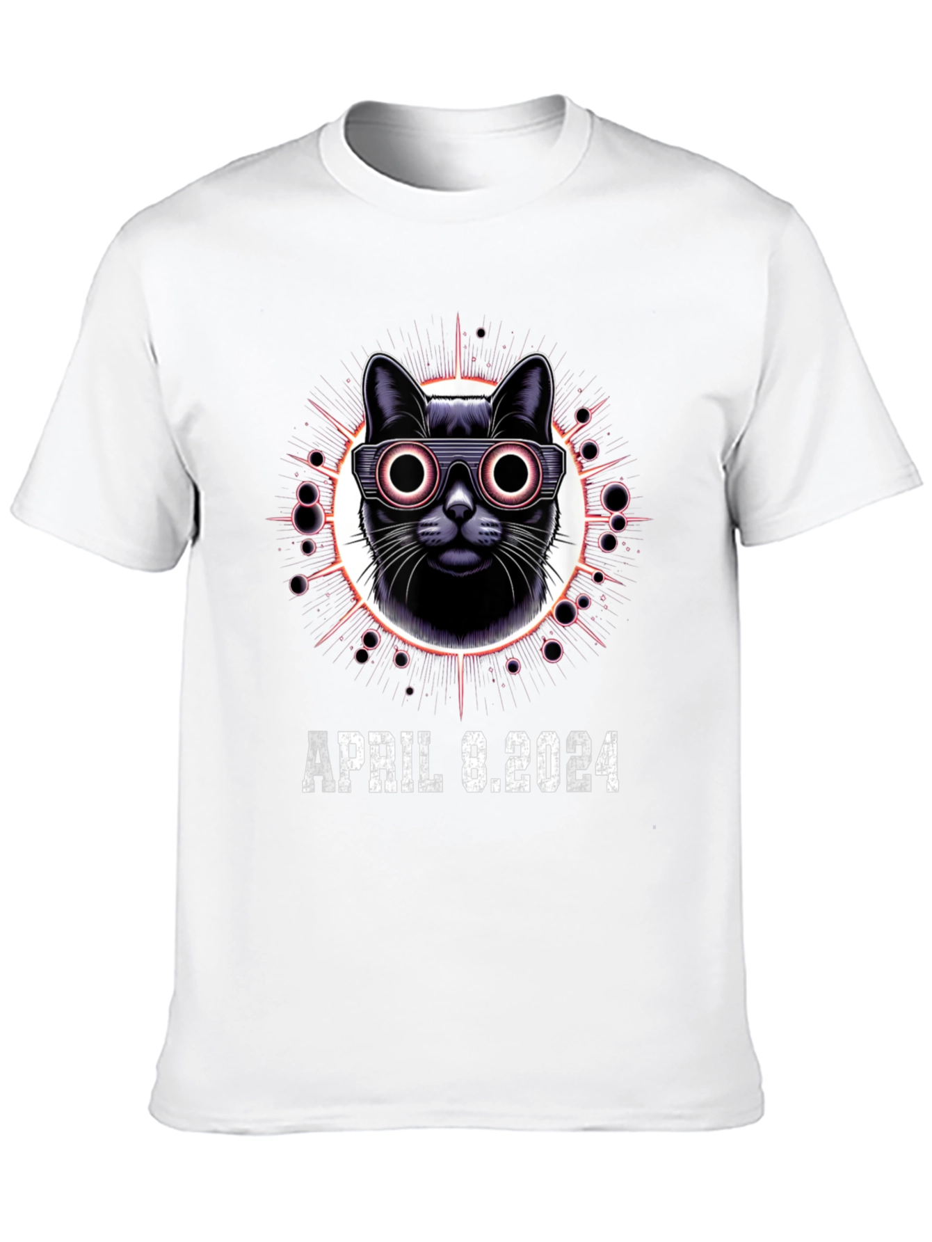April 8 2024 Eclipse Cat T-Shirt
