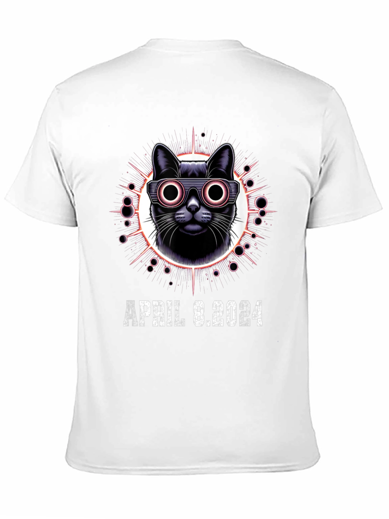 April 8 2024 Eclipse Cat T-Shirt