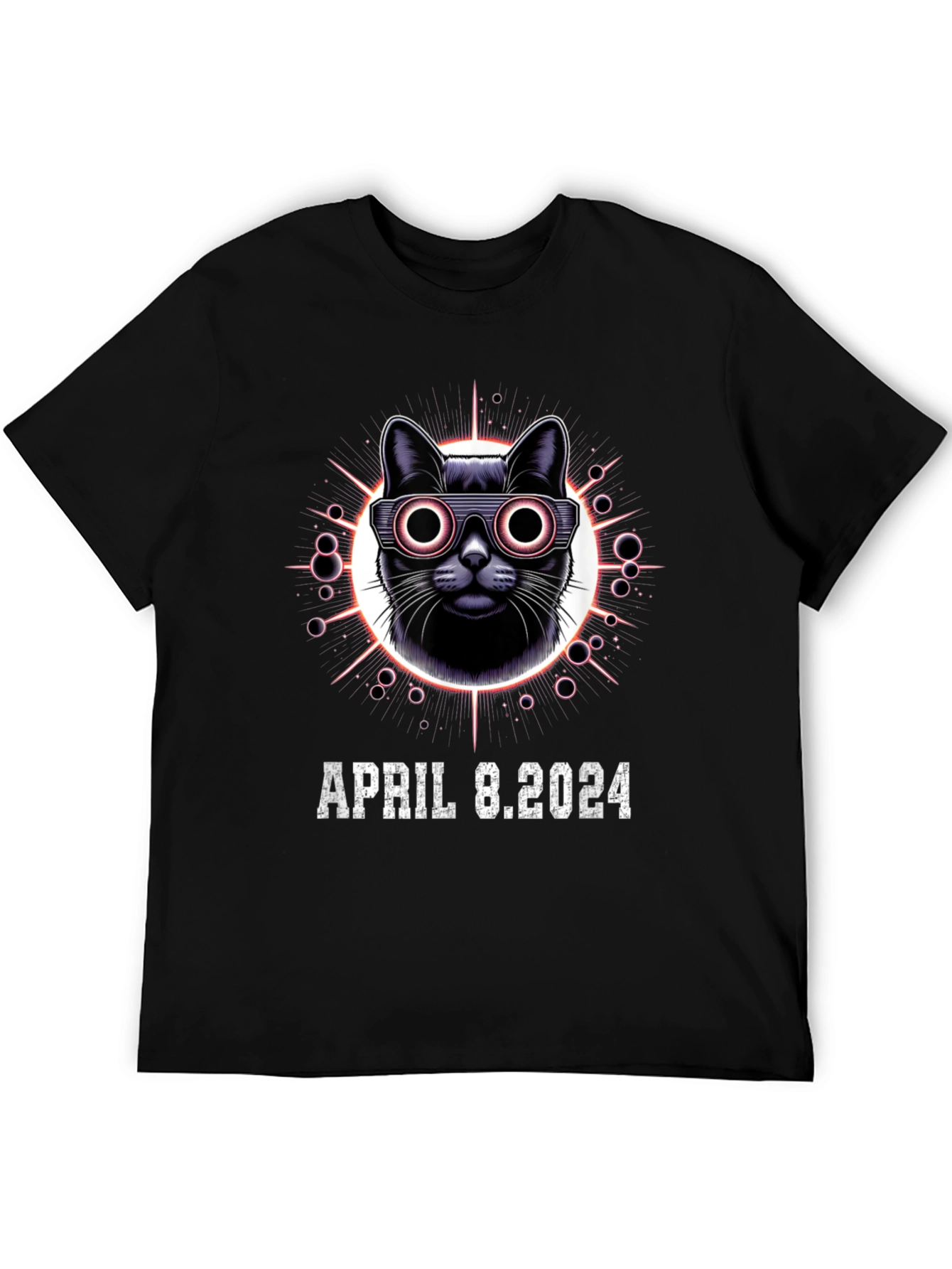 April 8 2024 Eclipse Cat T-Shirt