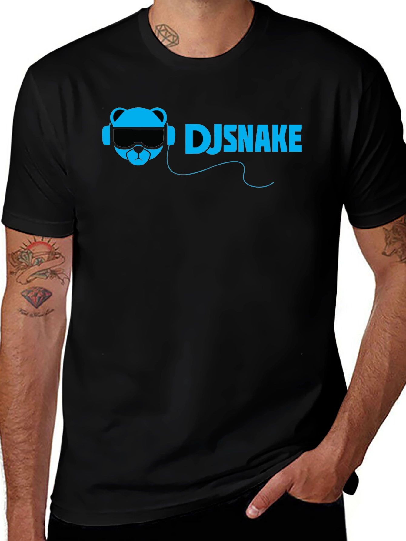 DJ Snake Graphic T-Shirt - Black