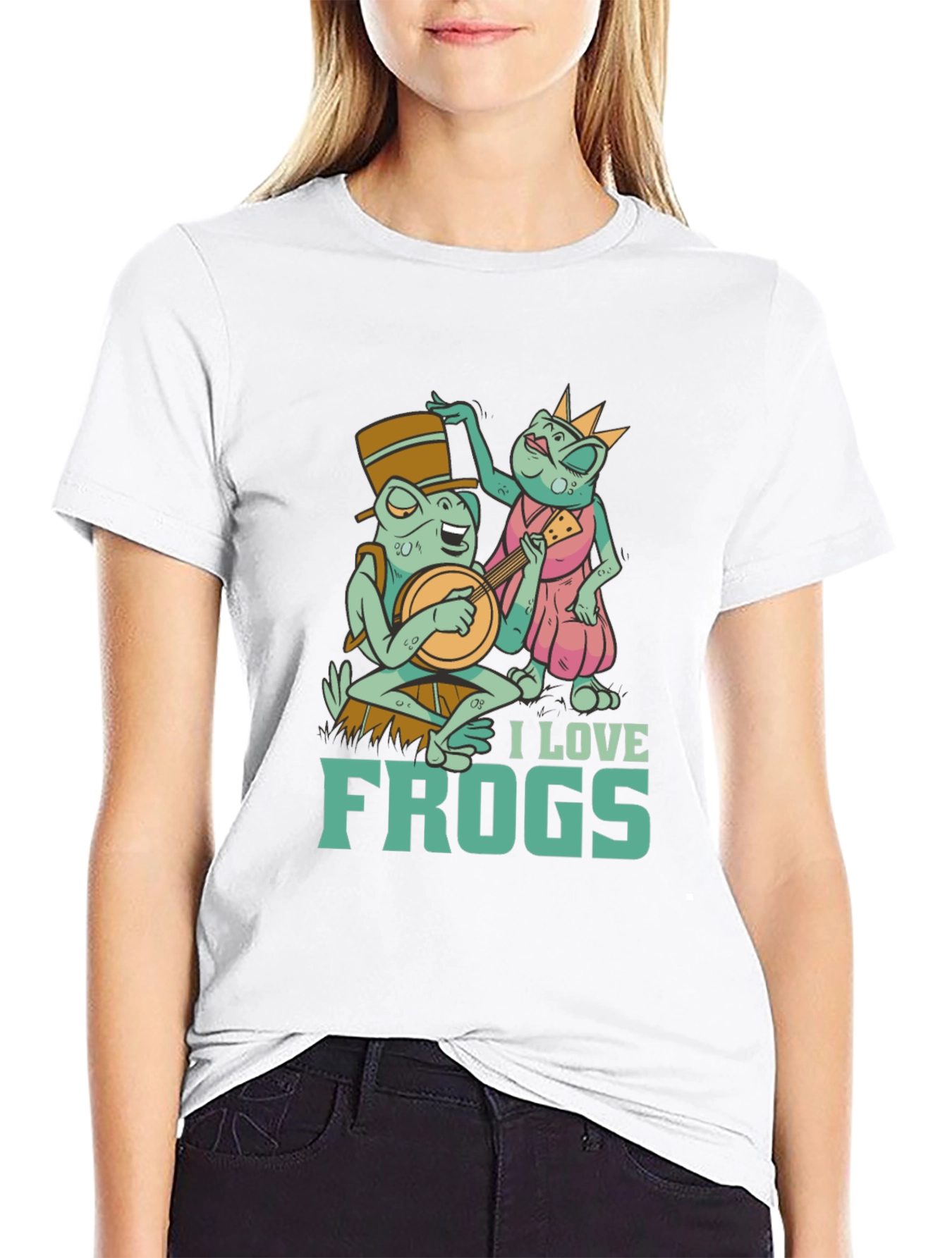 I Love Frogs Graphic Tee