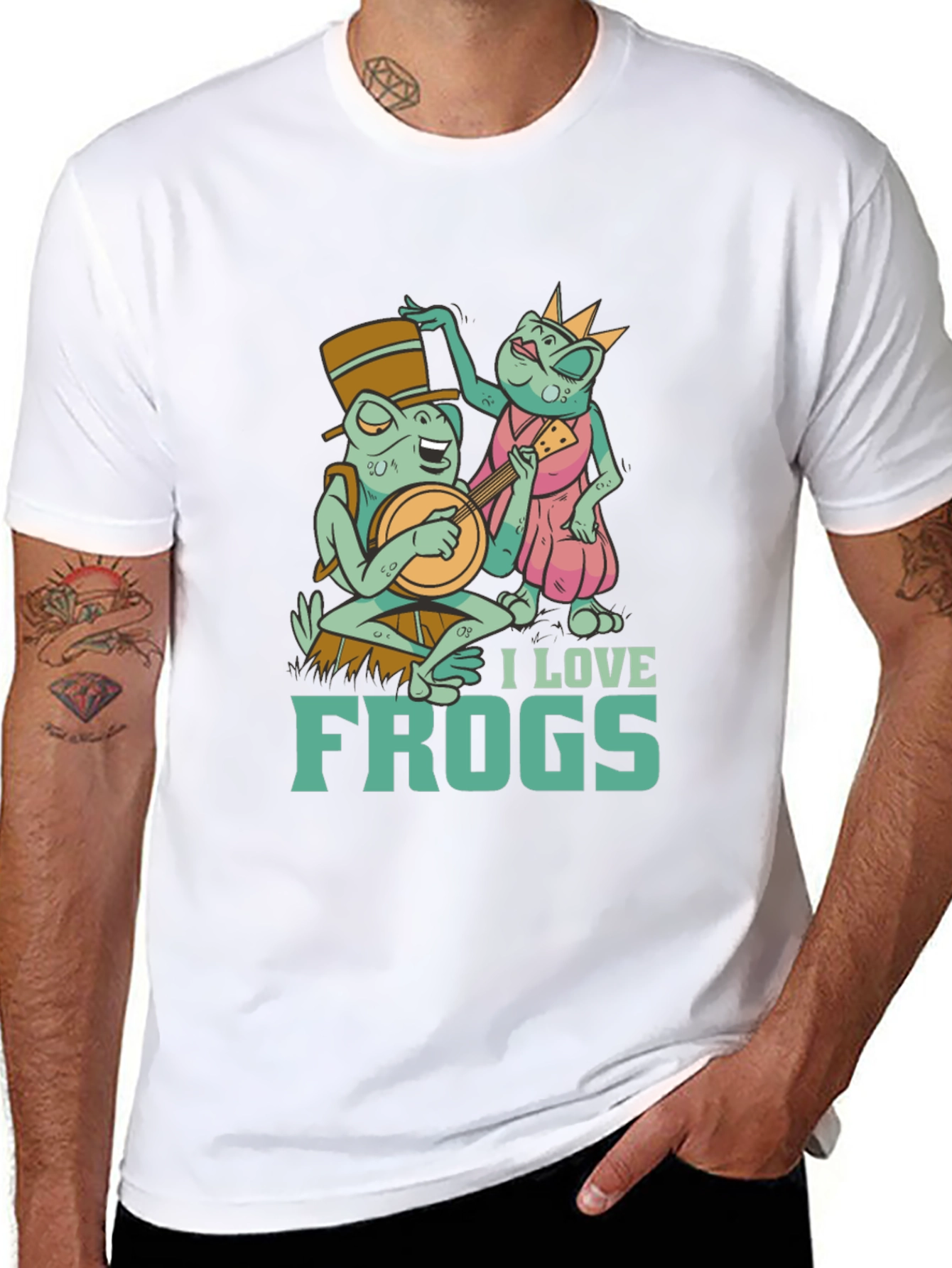 I Love Frogs Graphic Tee