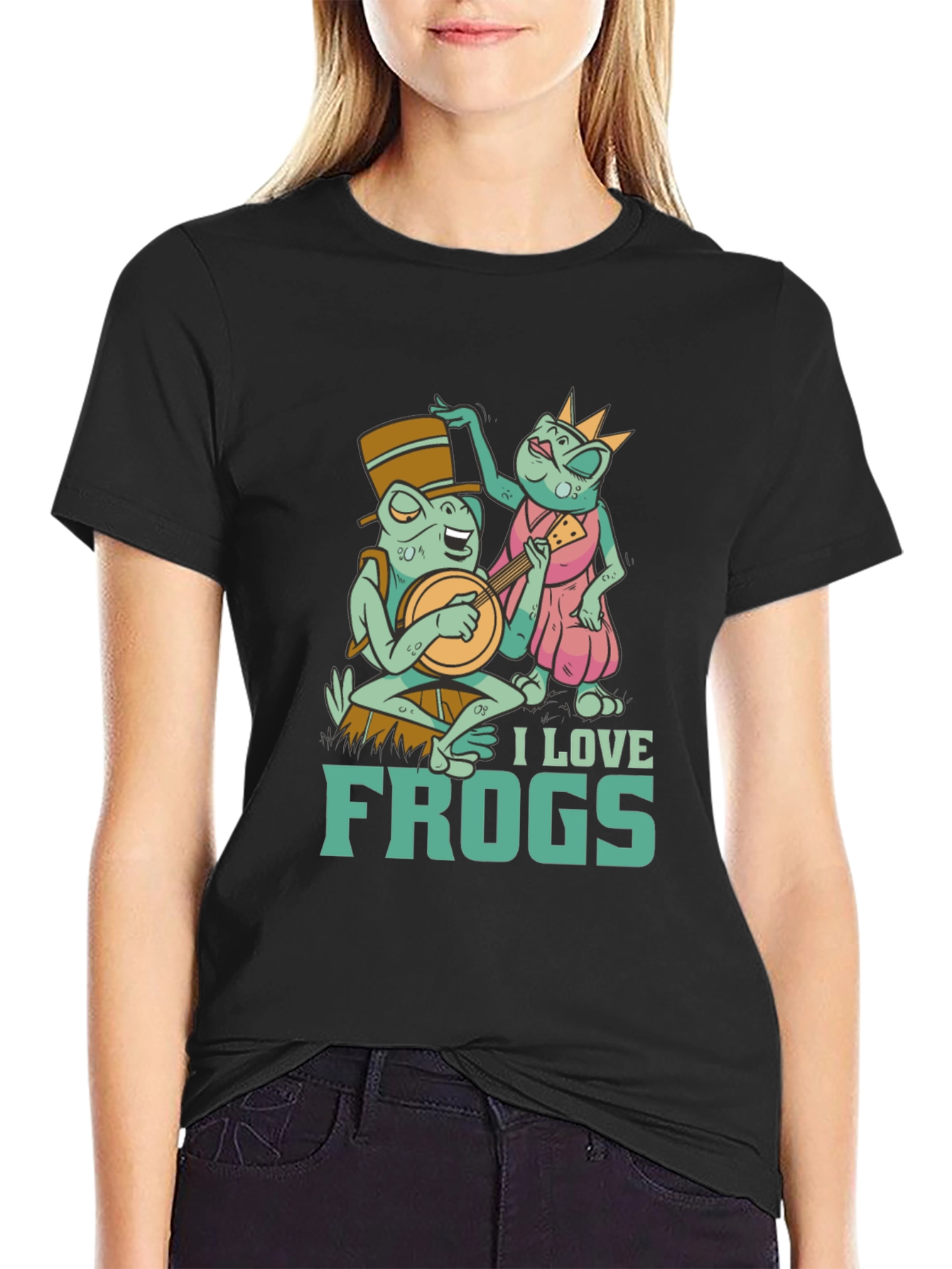 I Love Frogs Graphic Tee
