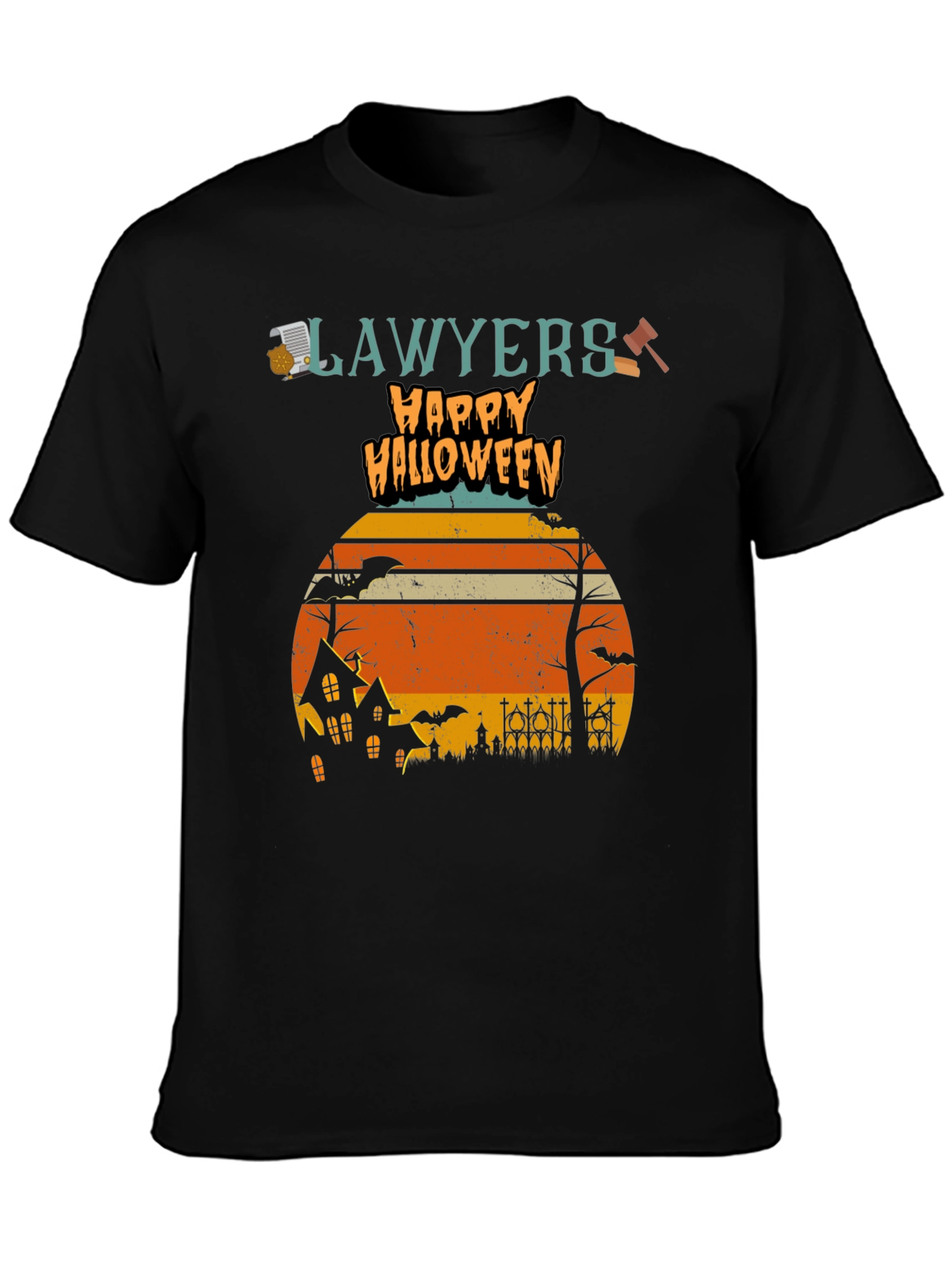 Lawyers Happy Halloween Graphic T-Shirt