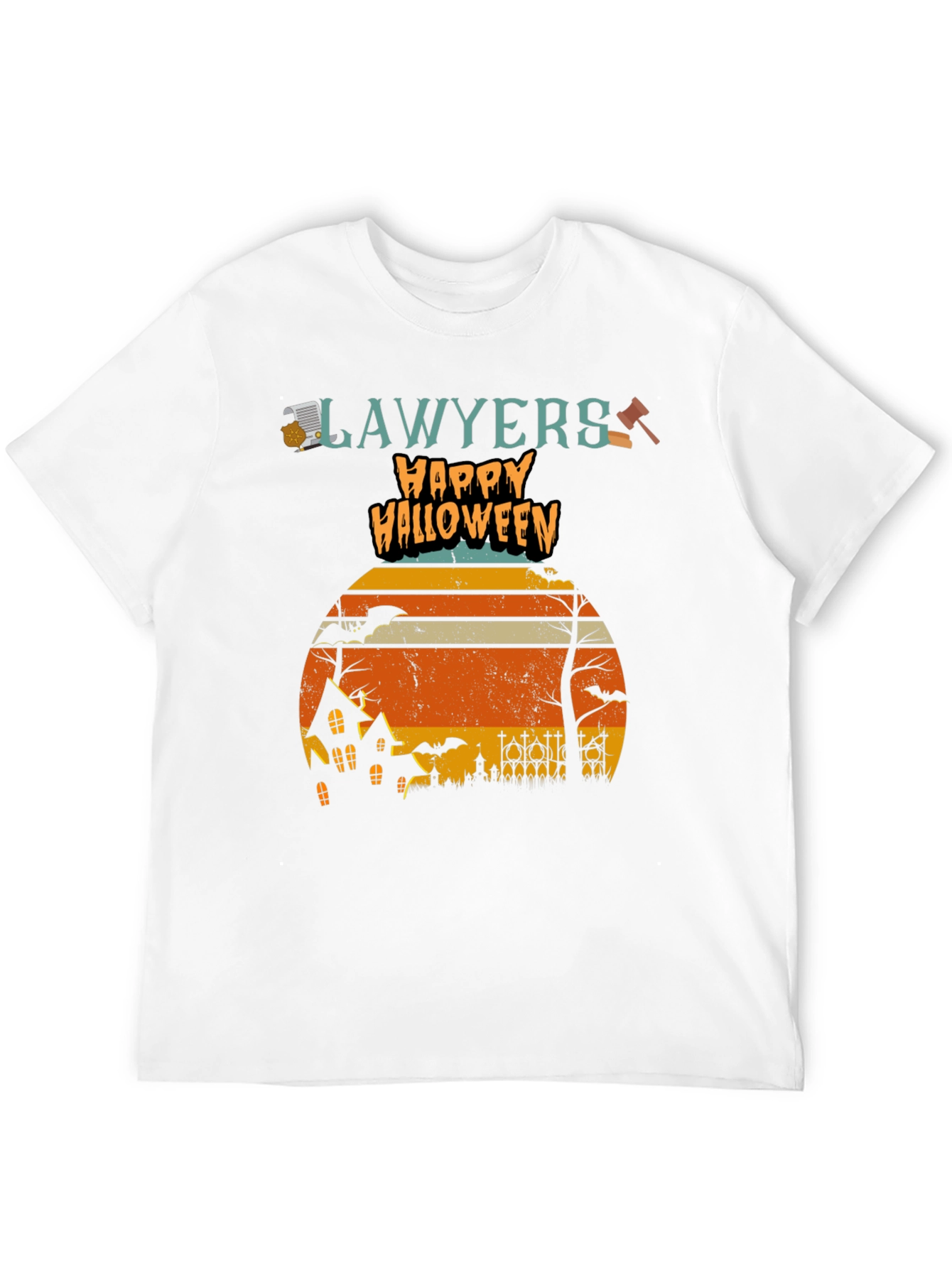 Lawyers Happy Halloween Graphic T-Shirt