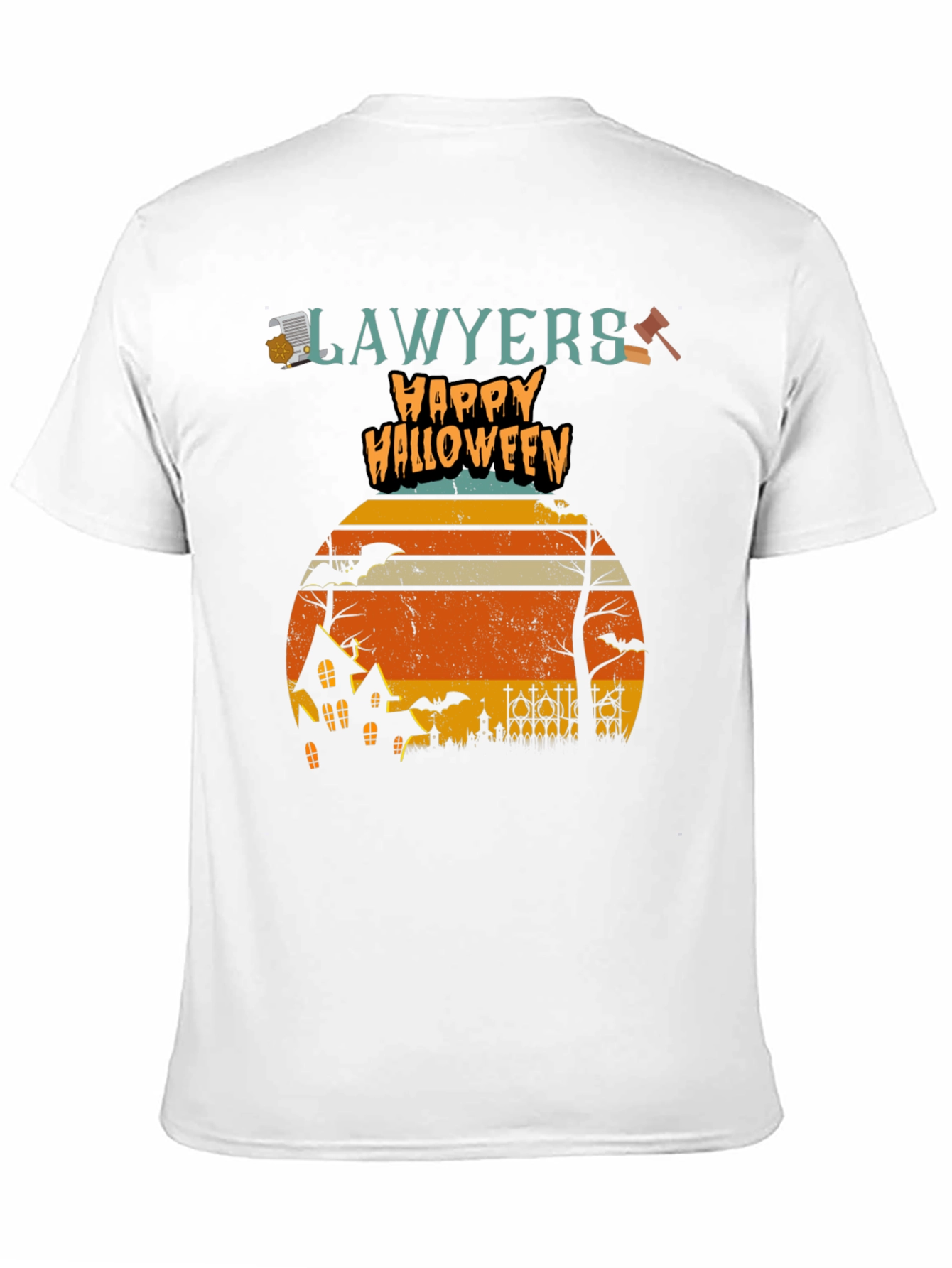 Lawyers Happy Halloween Graphic T-Shirt