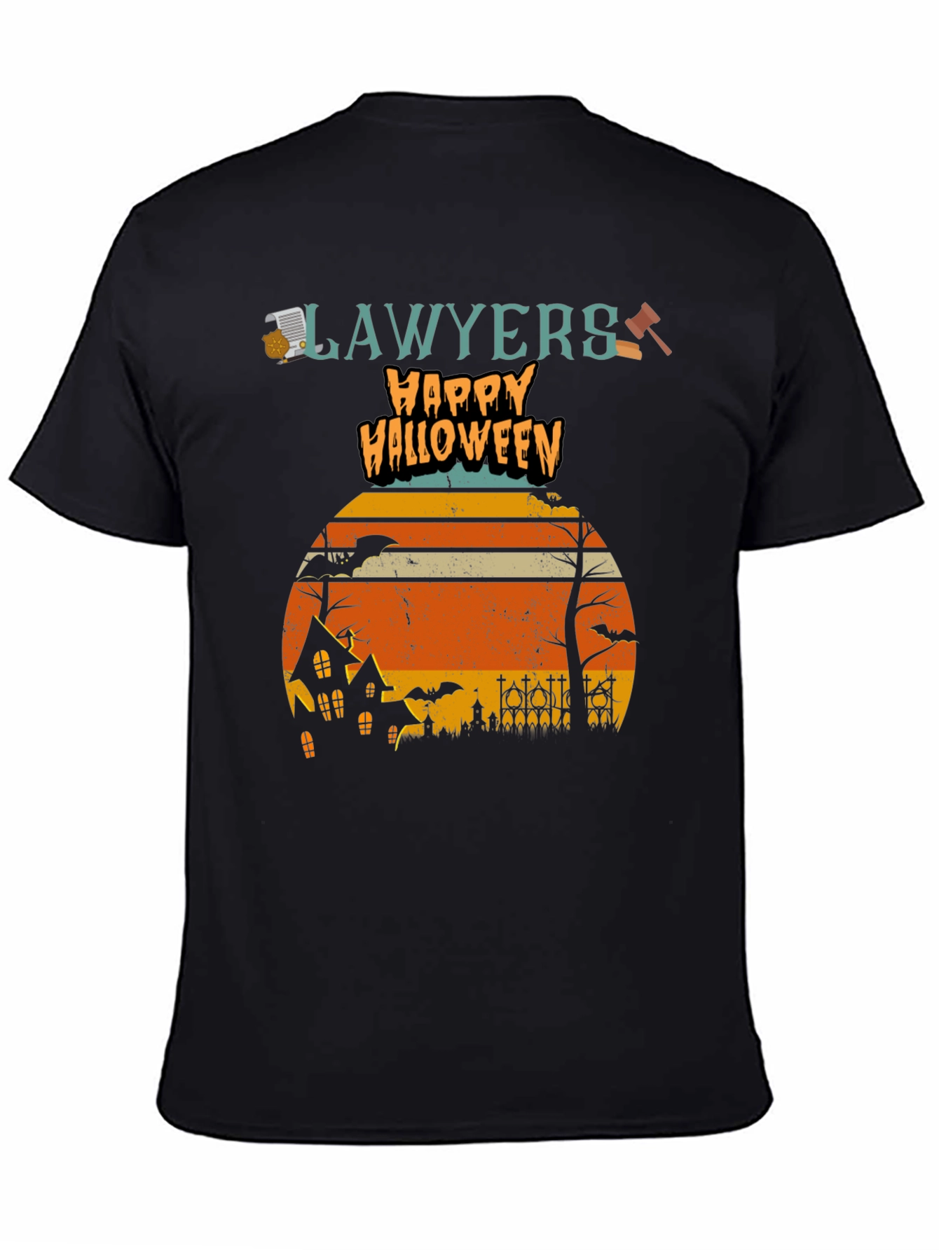 Lawyers Happy Halloween Graphic T-Shirt
